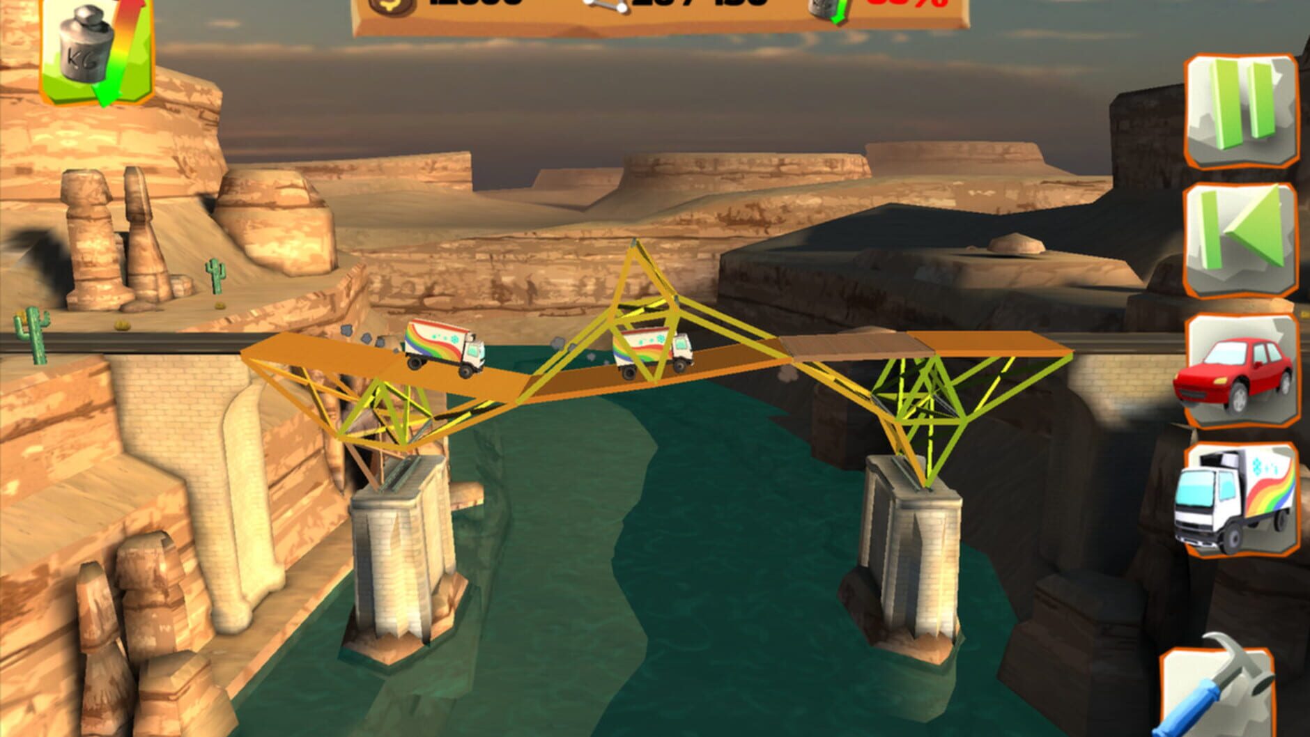 Screenshot for Bridge Constructor: Playground