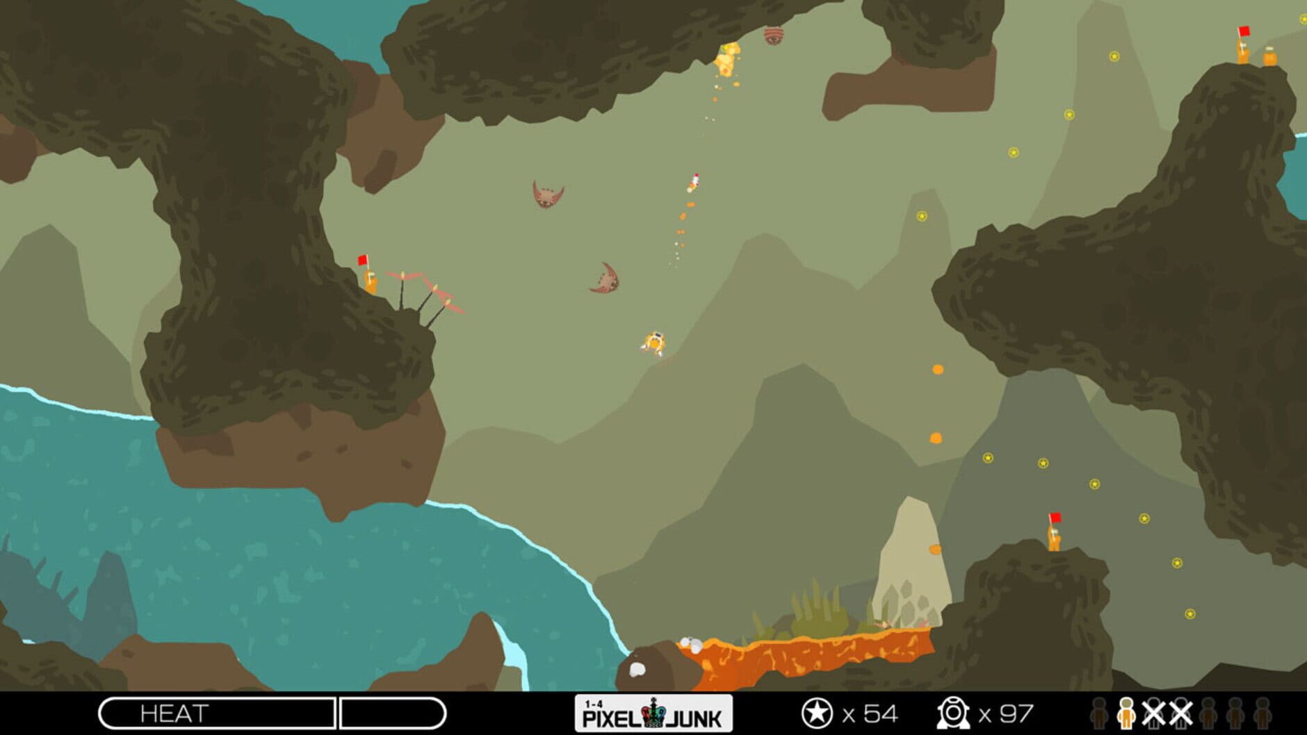 Screenshot for PixelJunk Shooter