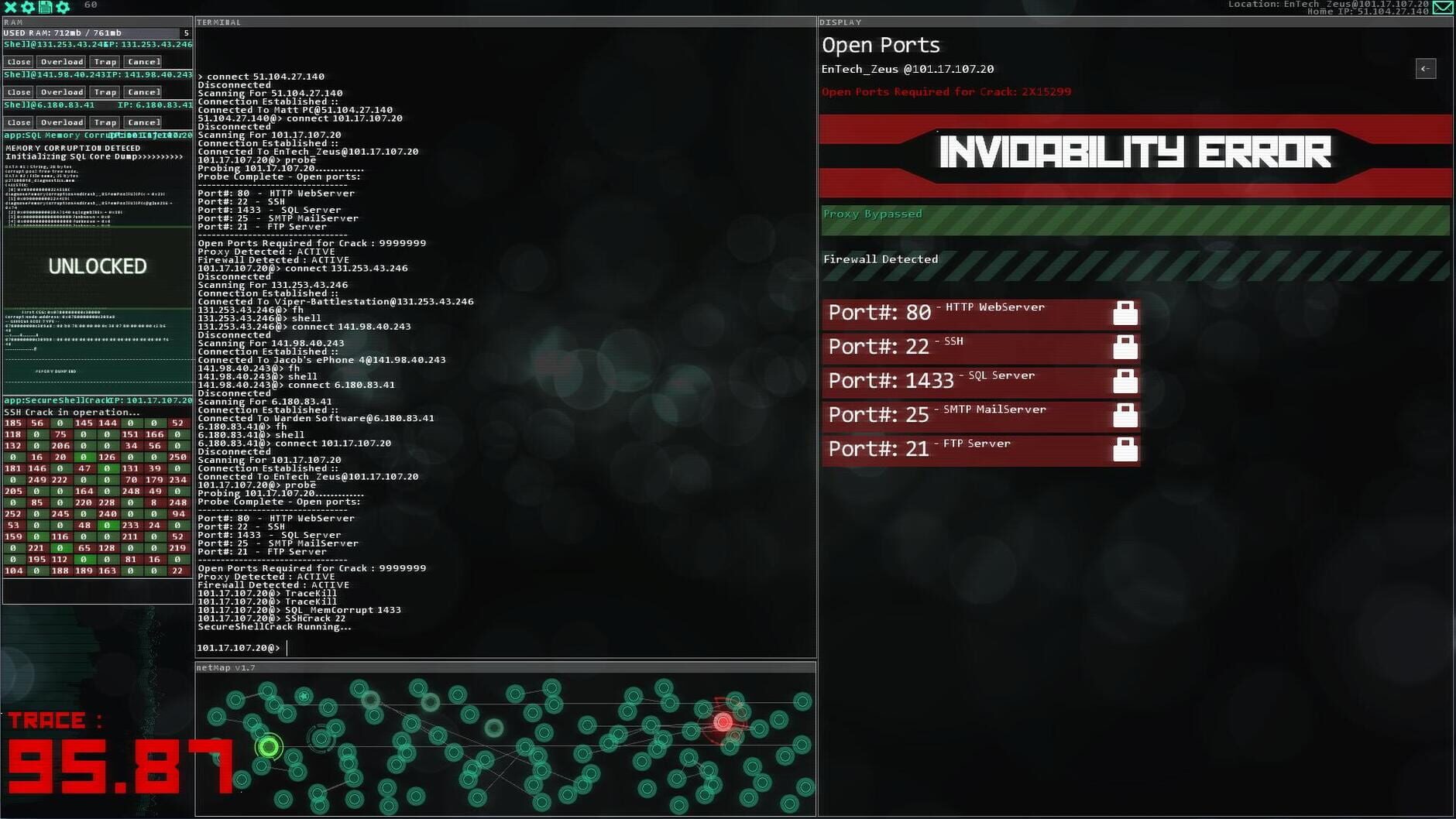 Screenshot for Hacknet
