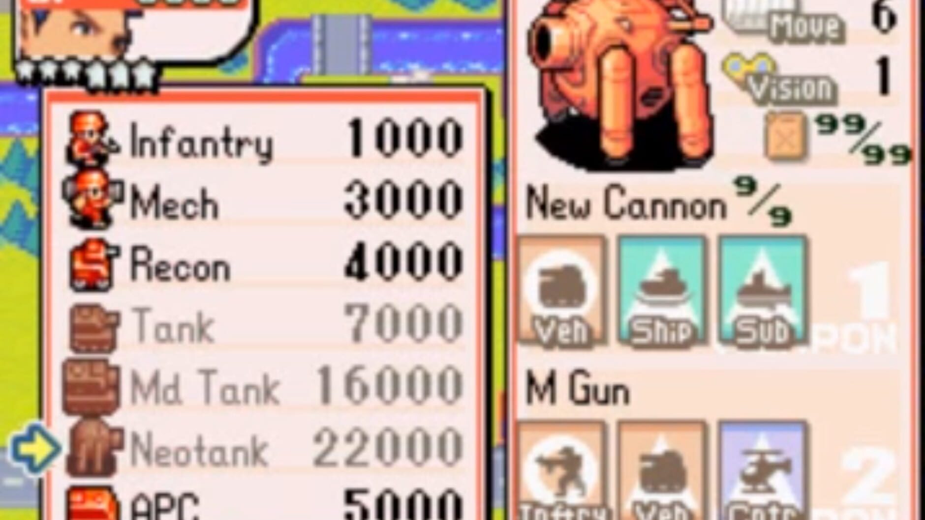 Screenshot for Advance Wars 2: Black Hole Rising