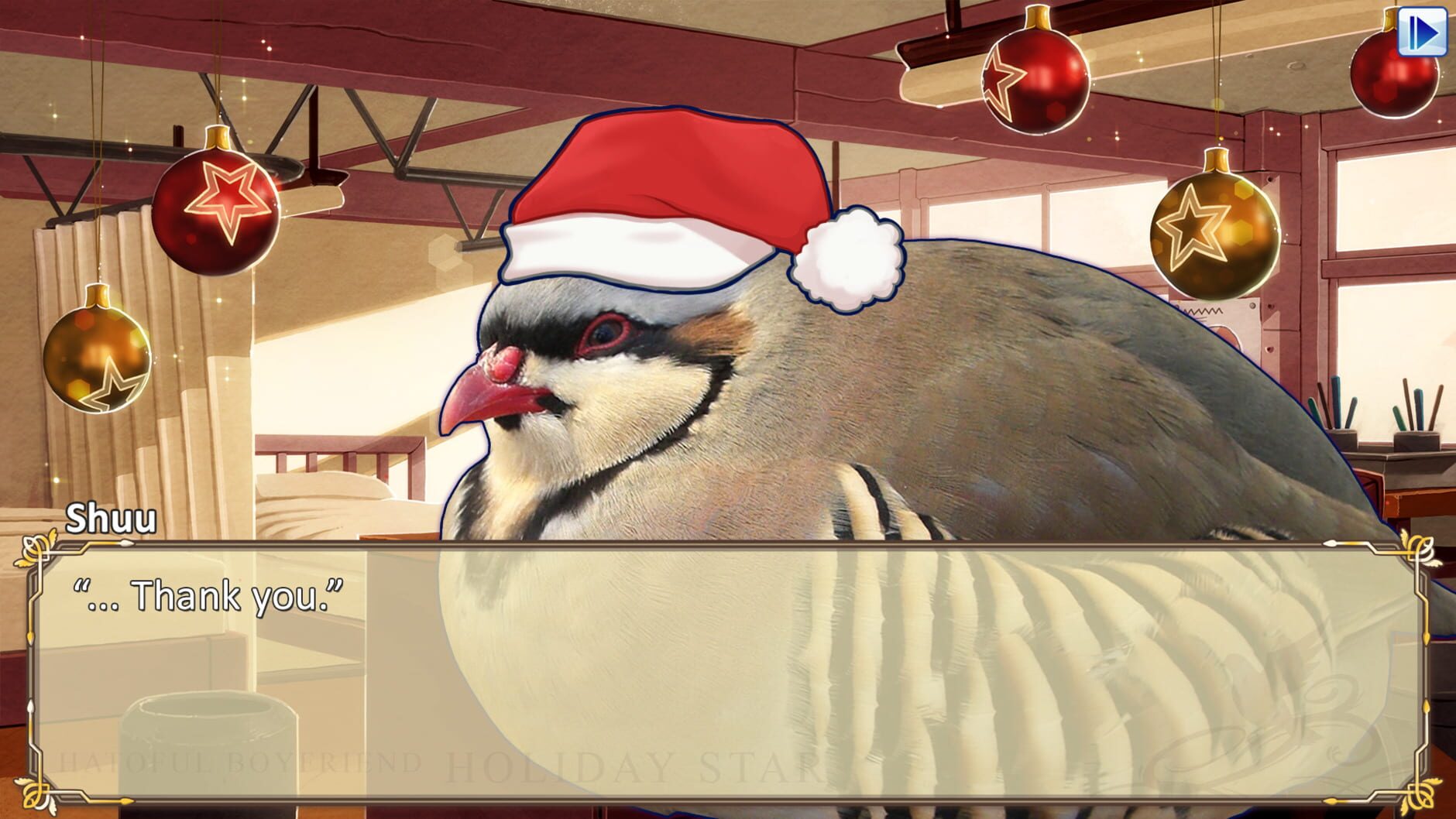 Screenshot for Hatoful Boyfriend: Holiday Star