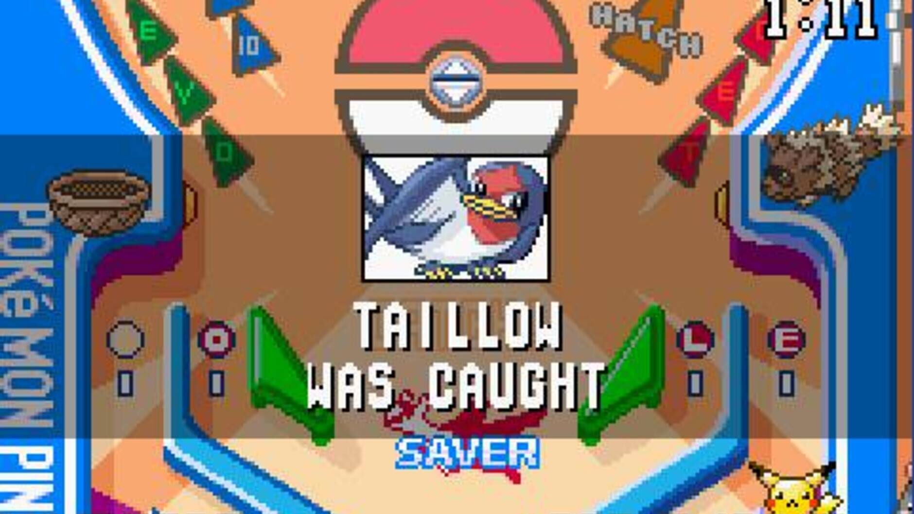 Screenshot for Pokémon Pinball: Ruby & Sapphire