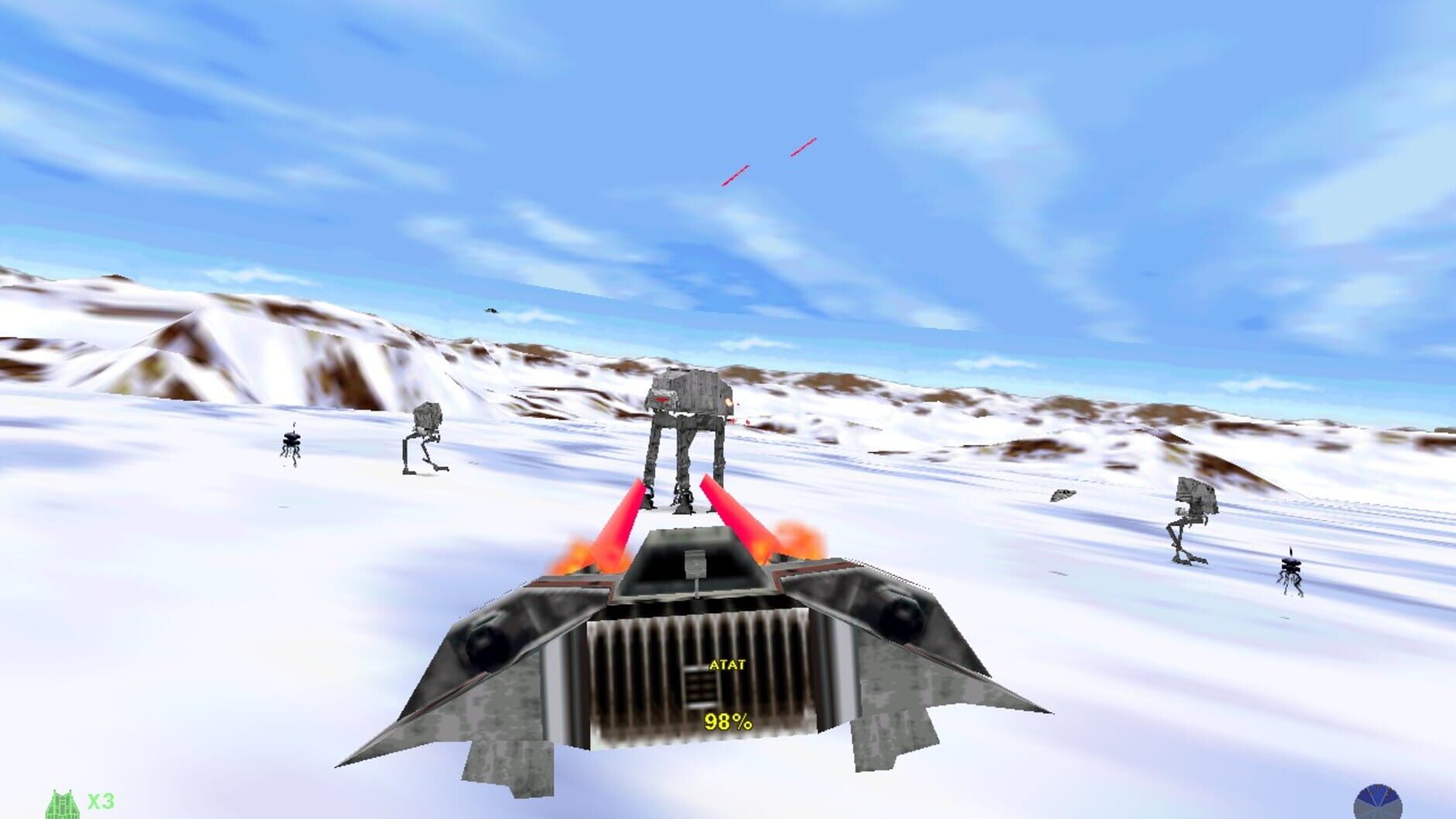 Screenshot for Star Wars: Shadows of the Empire