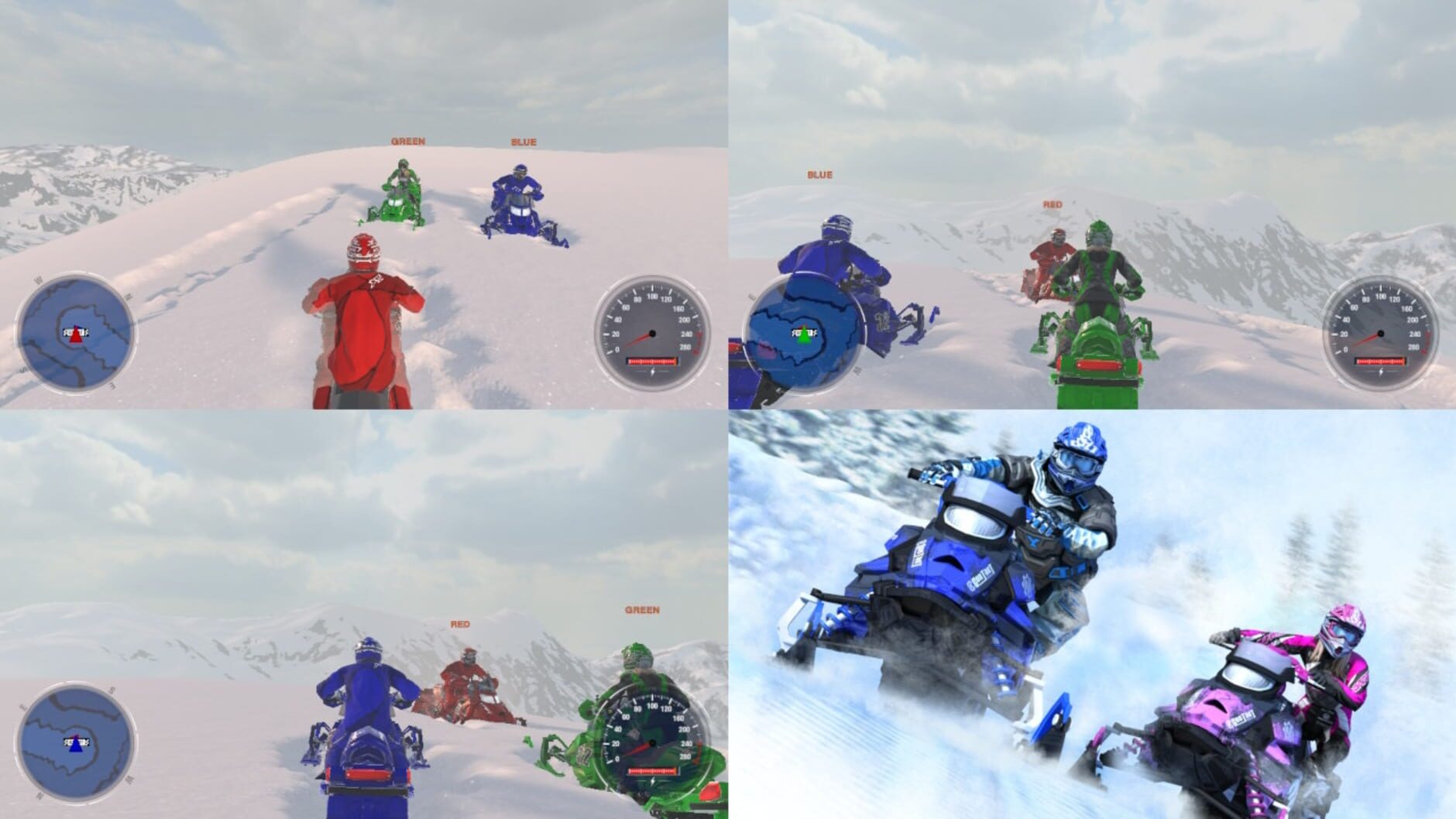 Screenshot for Snow Moto Racing Freedom