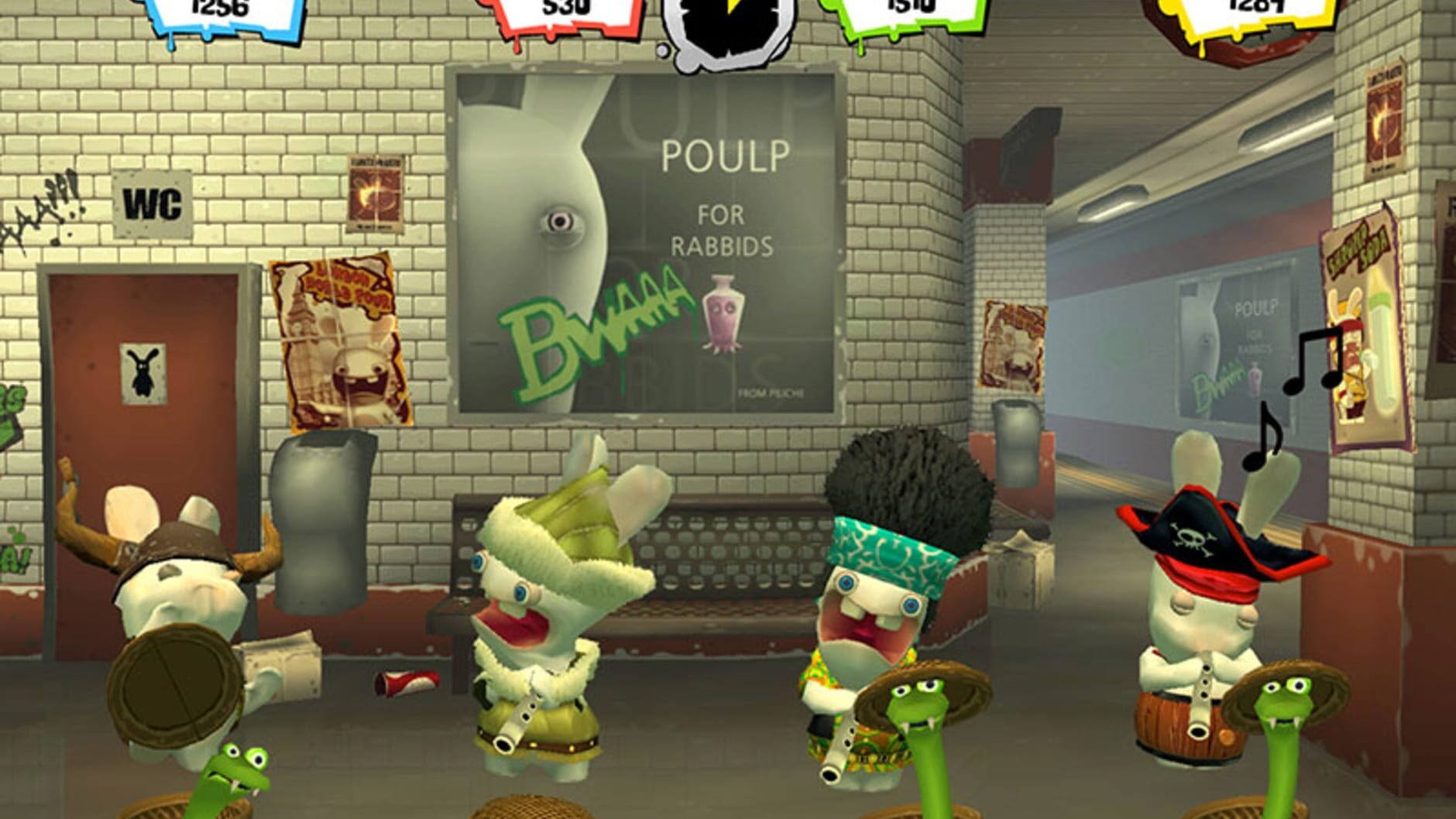 Screenshot for Rayman Raving Rabbids 2