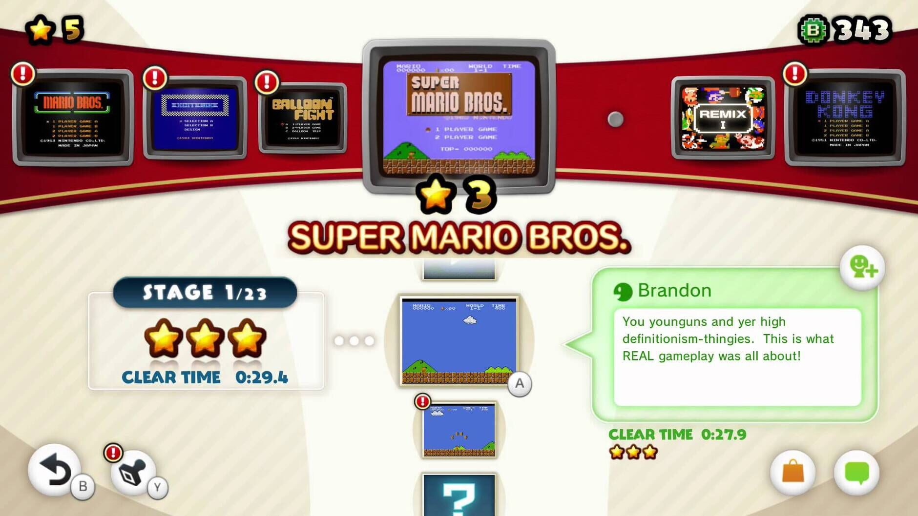 Screenshot for NES Remix