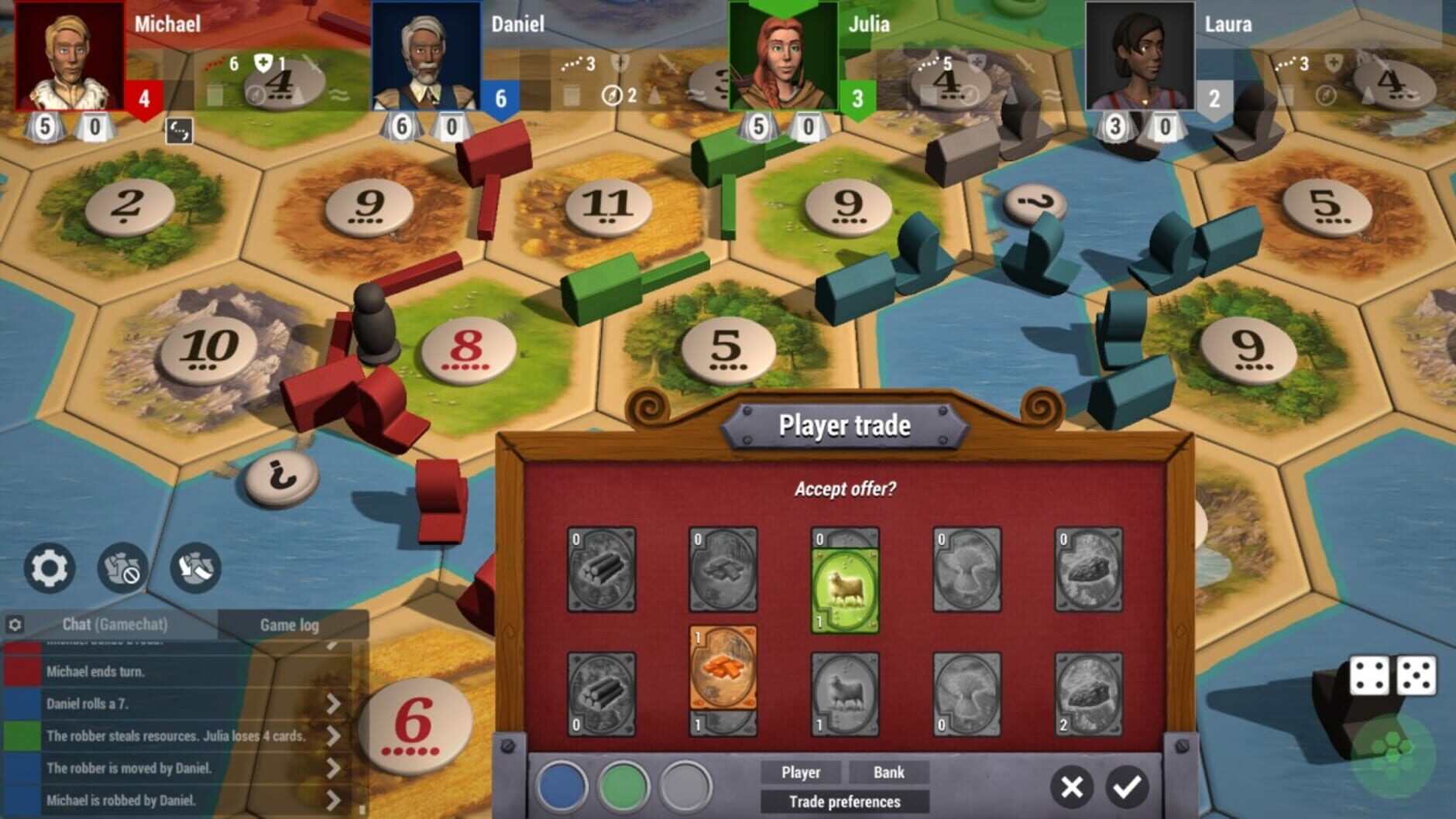 Screenshot for Catan Universe