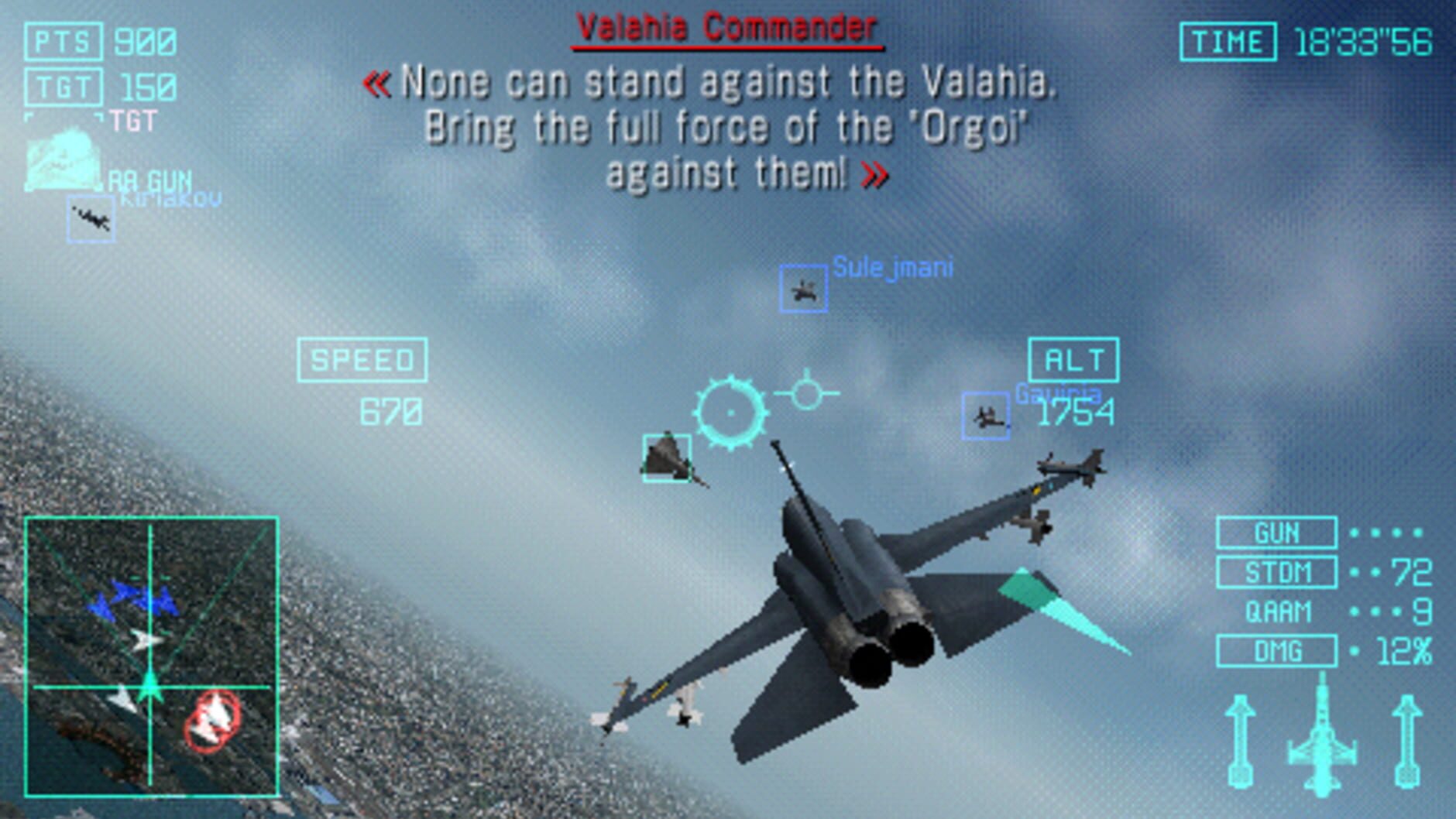 Screenshot for Ace Combat: Joint Assault