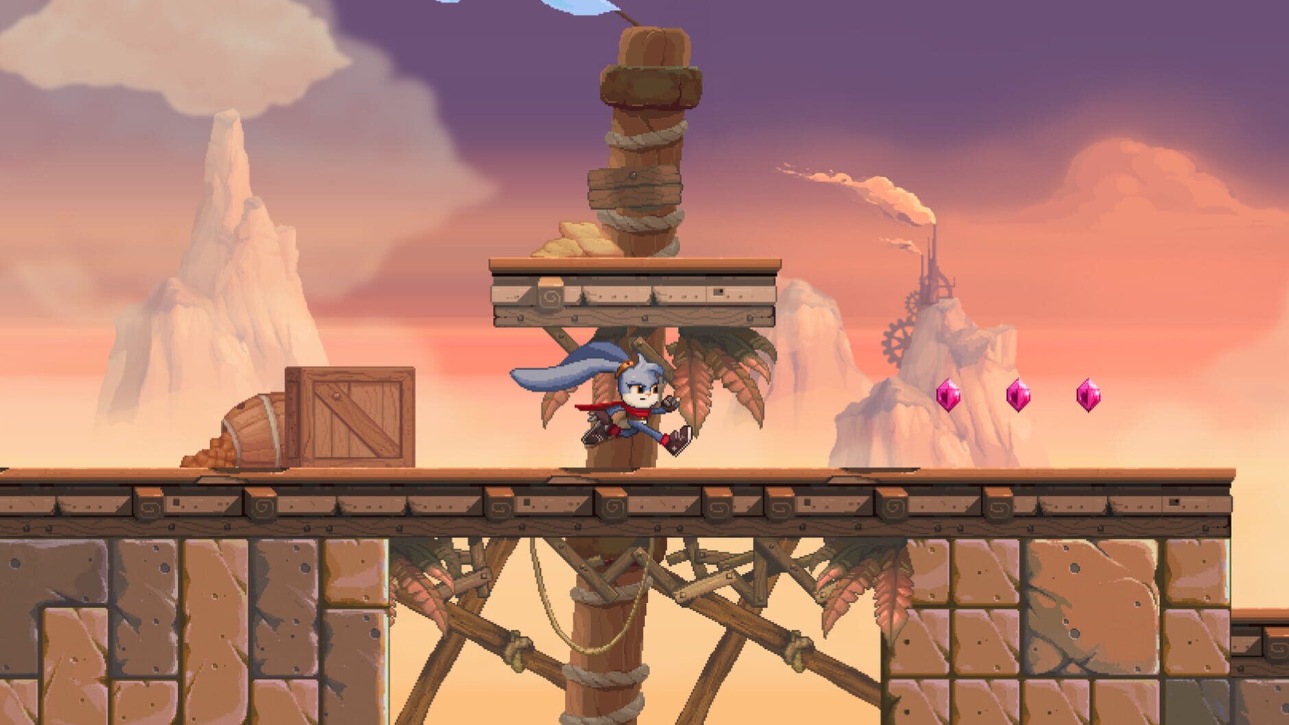 Screenshot for Kaze and the Wild Masks