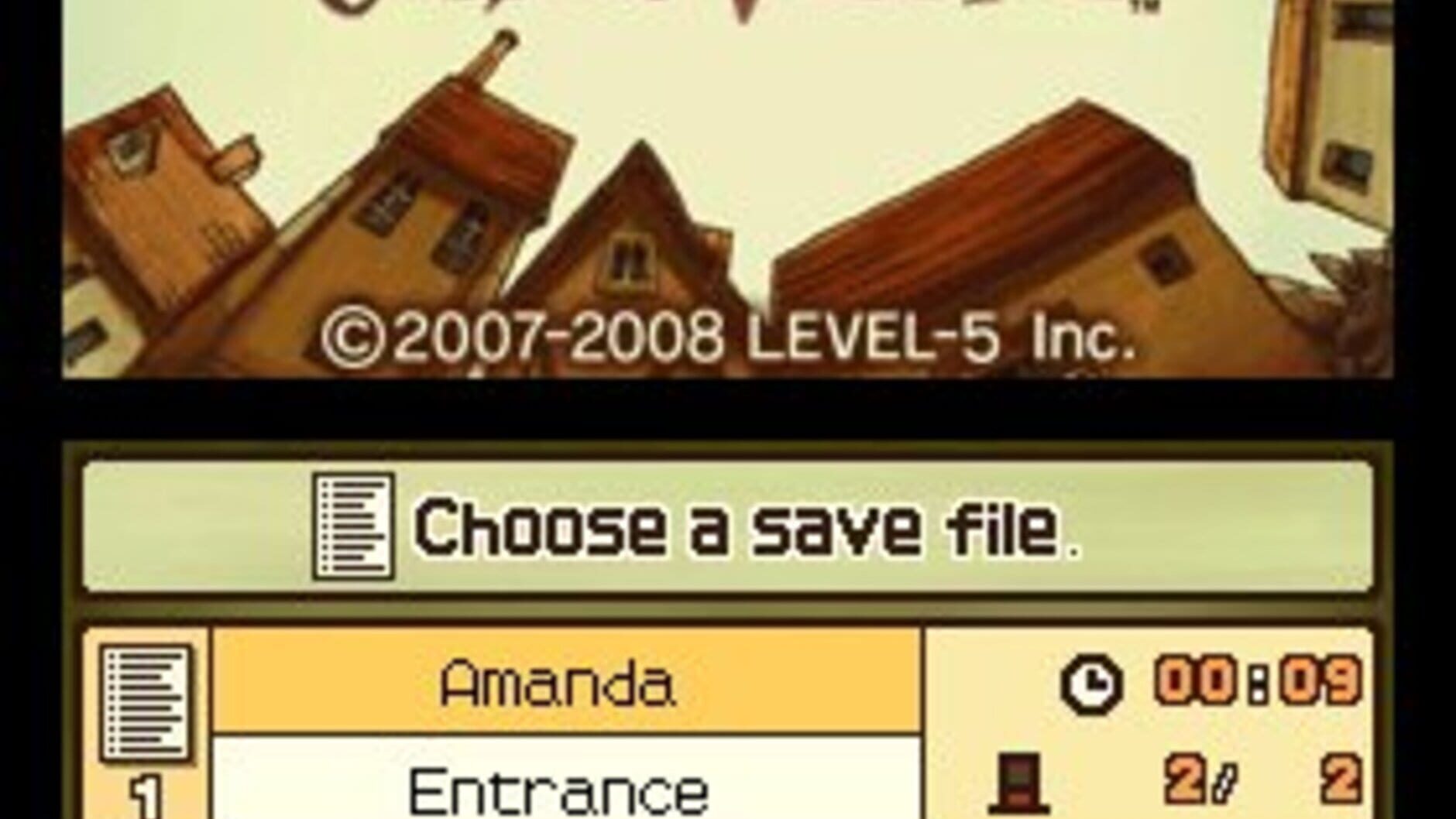 Screenshot for Professor Layton and the Curious Village