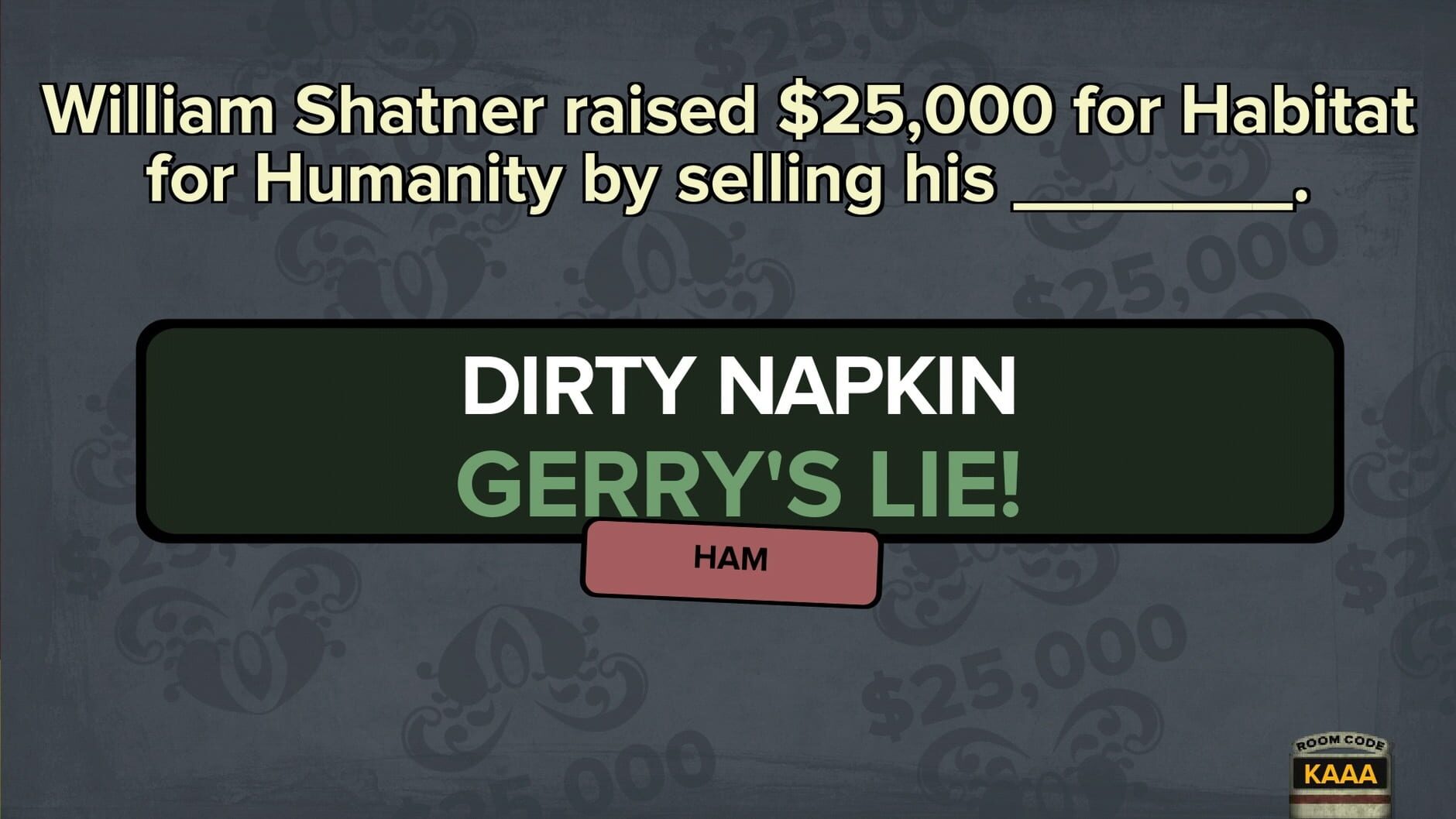 Screenshot for Fibbage