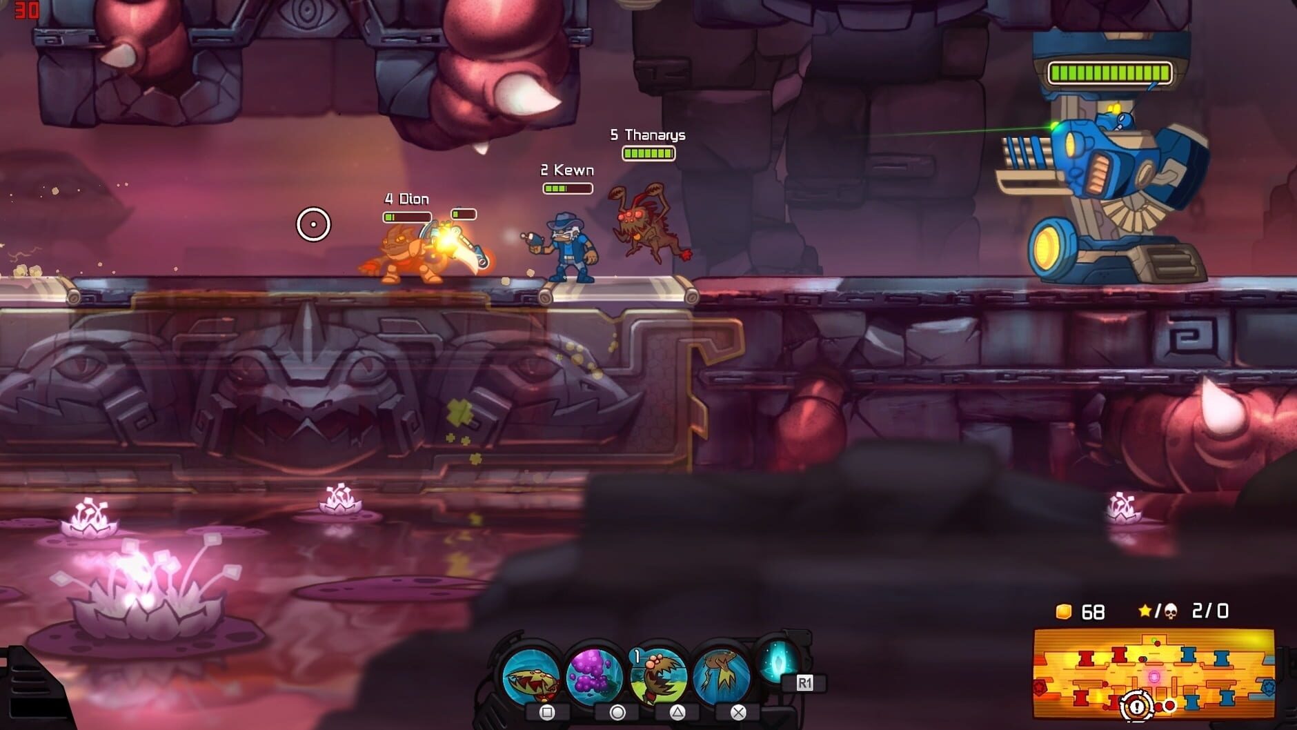 Screenshot for Awesomenauts Assemble!