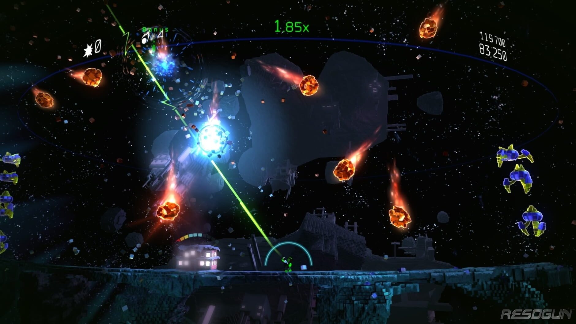 Screenshot for Resogun: Defenders