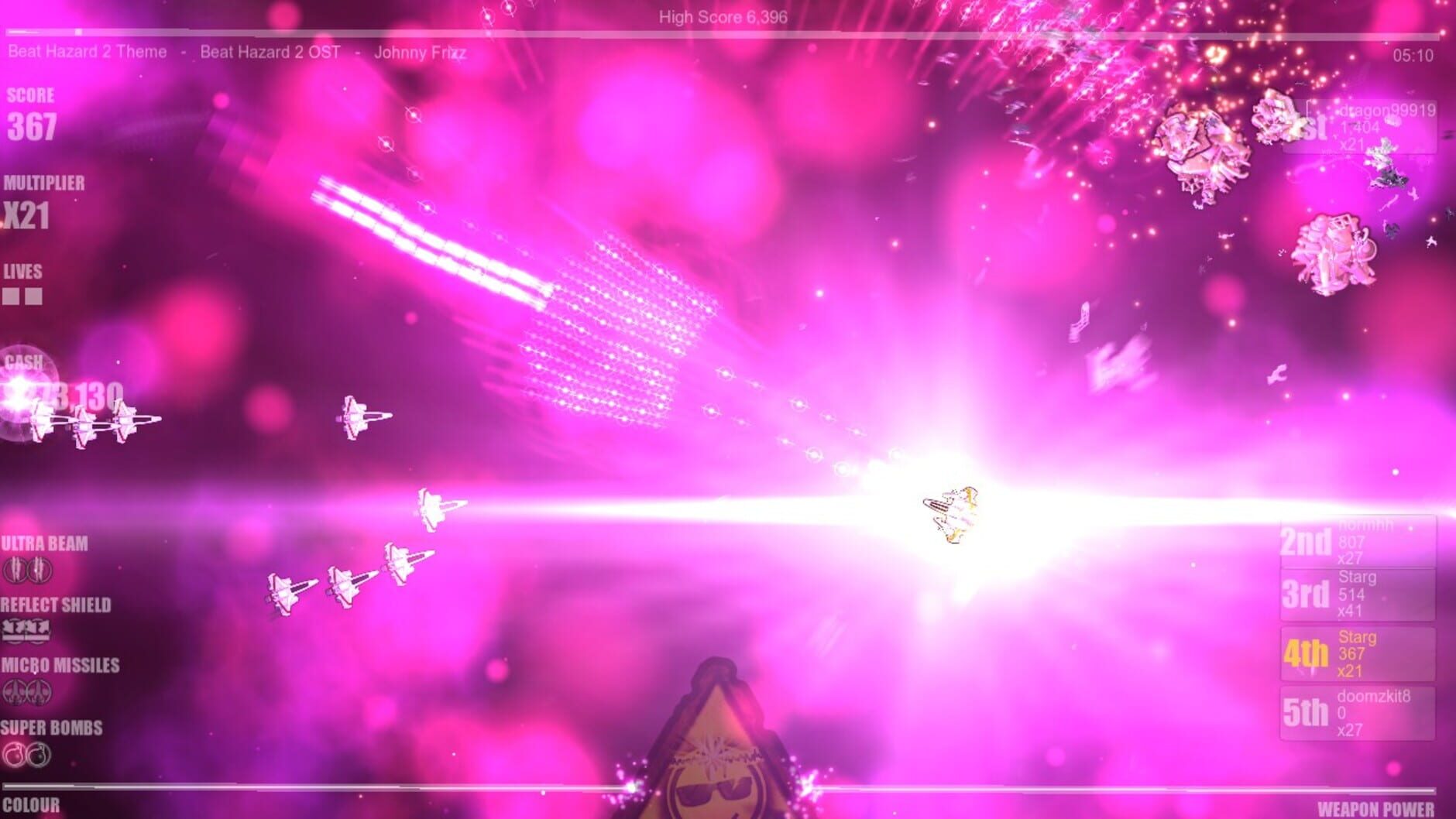 Screenshot for Beat Hazard 2