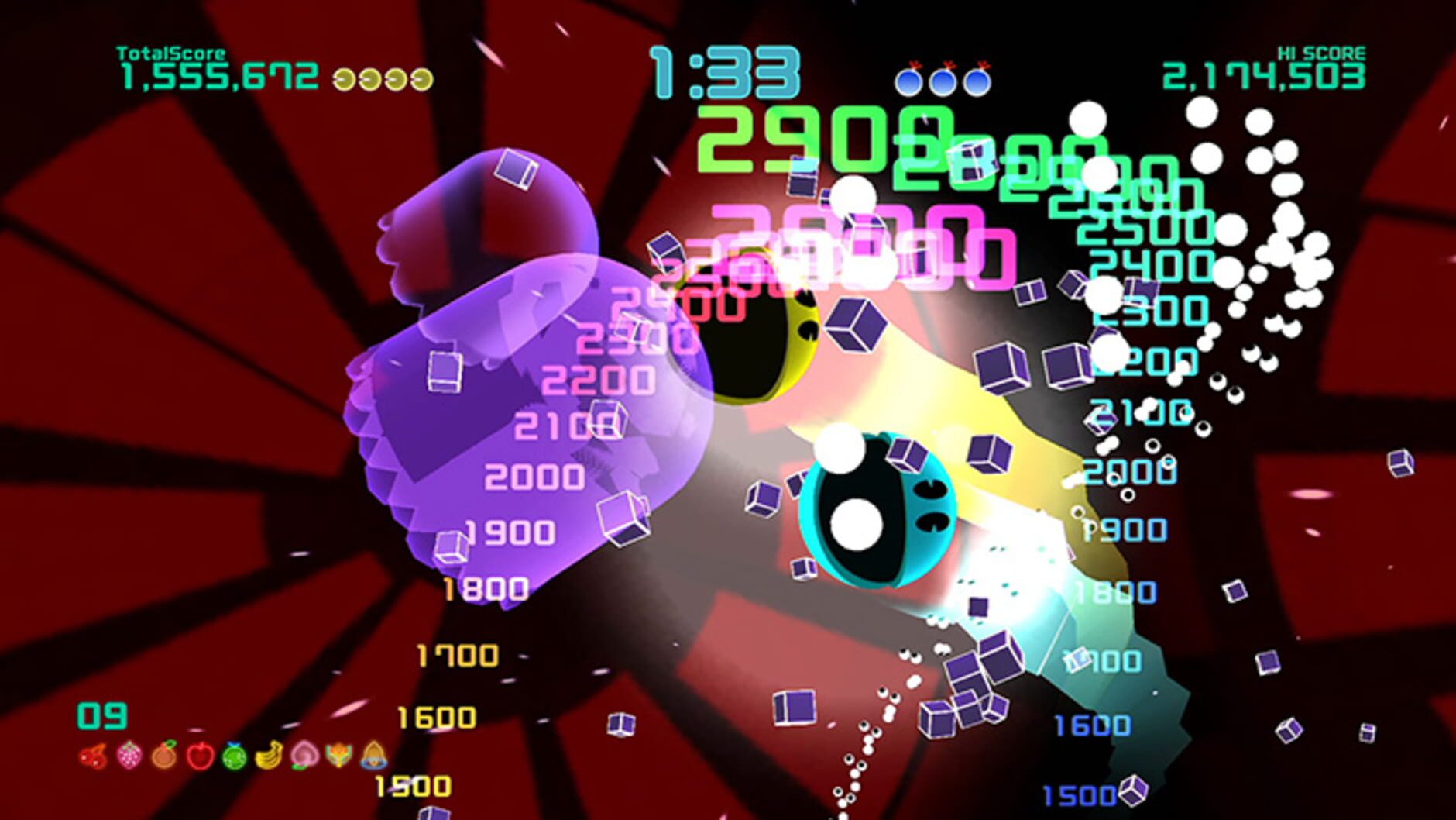 Screenshot for Pac-Man Championship Edition 2 Plus