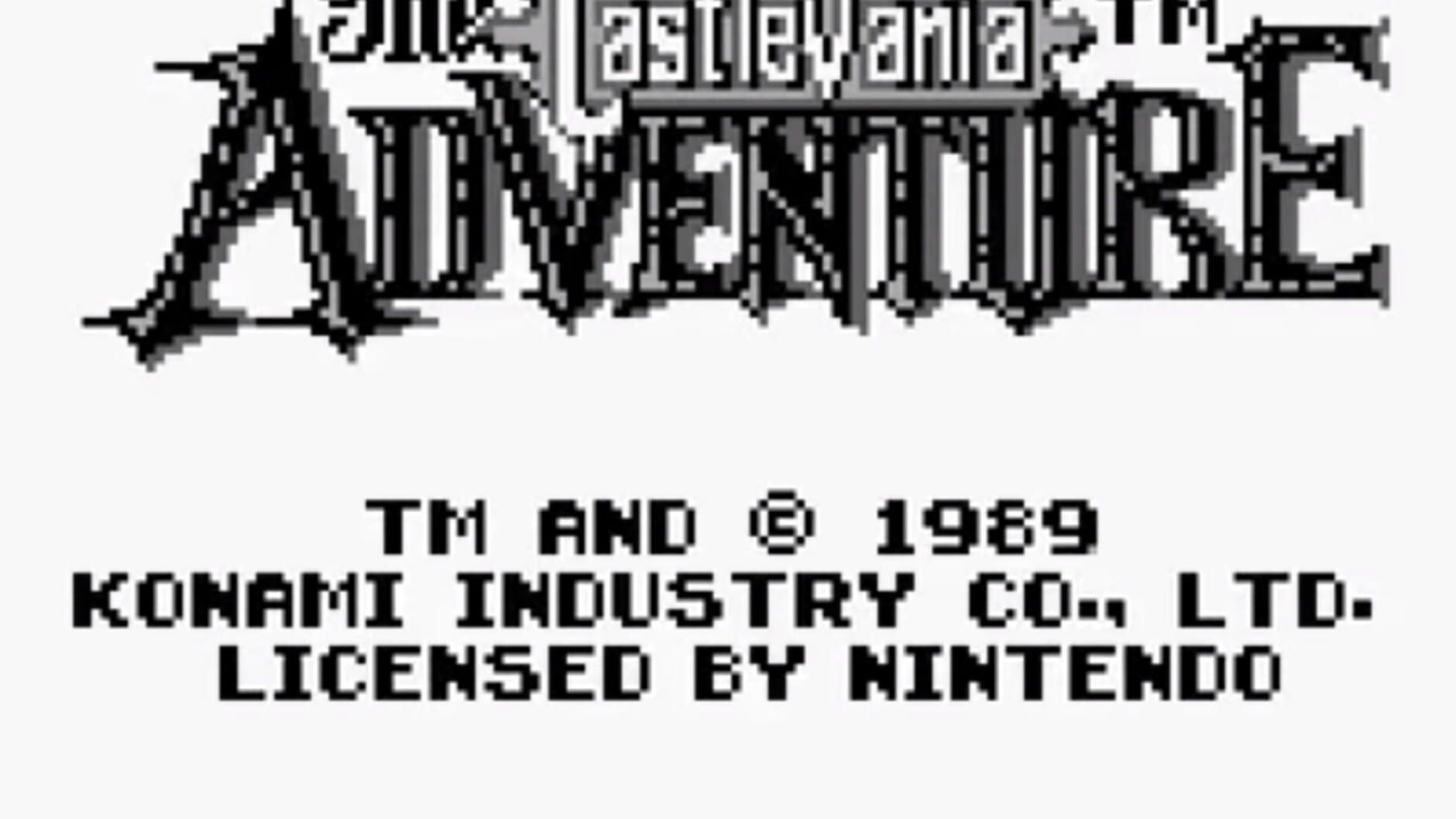 Screenshot for Castlevania: The Adventure