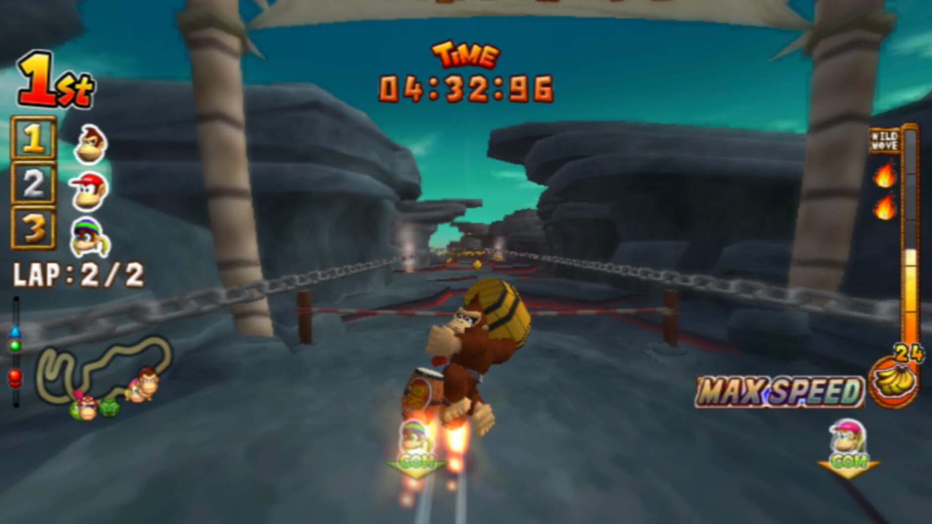 Screenshot for Donkey Kong Barrel Blast