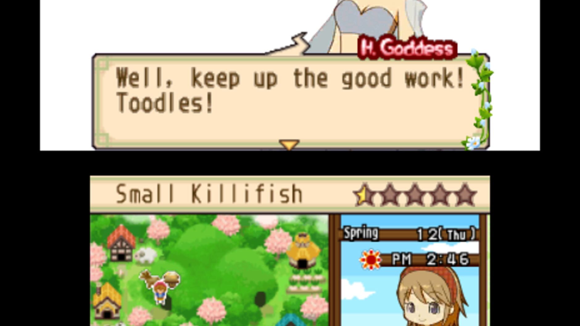 Screenshot for Harvest Moon: The Tale of Two Towns