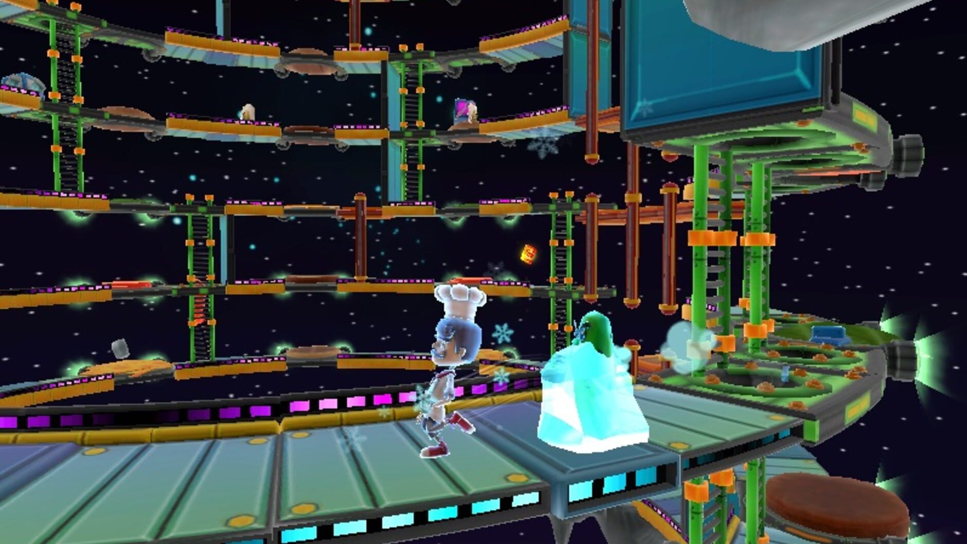 Screenshot for BurgerTime: World Tour