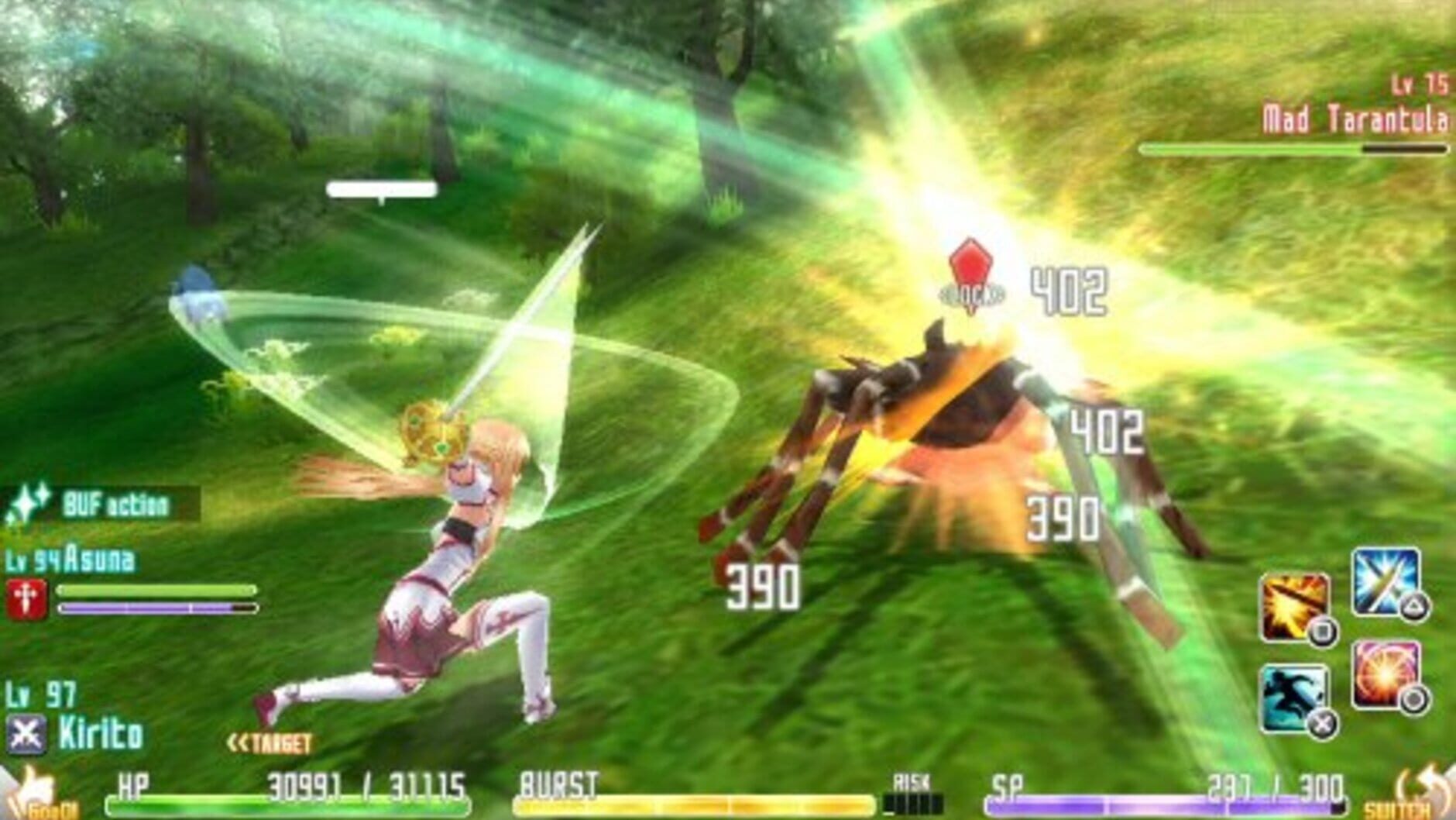 Screenshot for Sword Art Online: Hollow Fragment