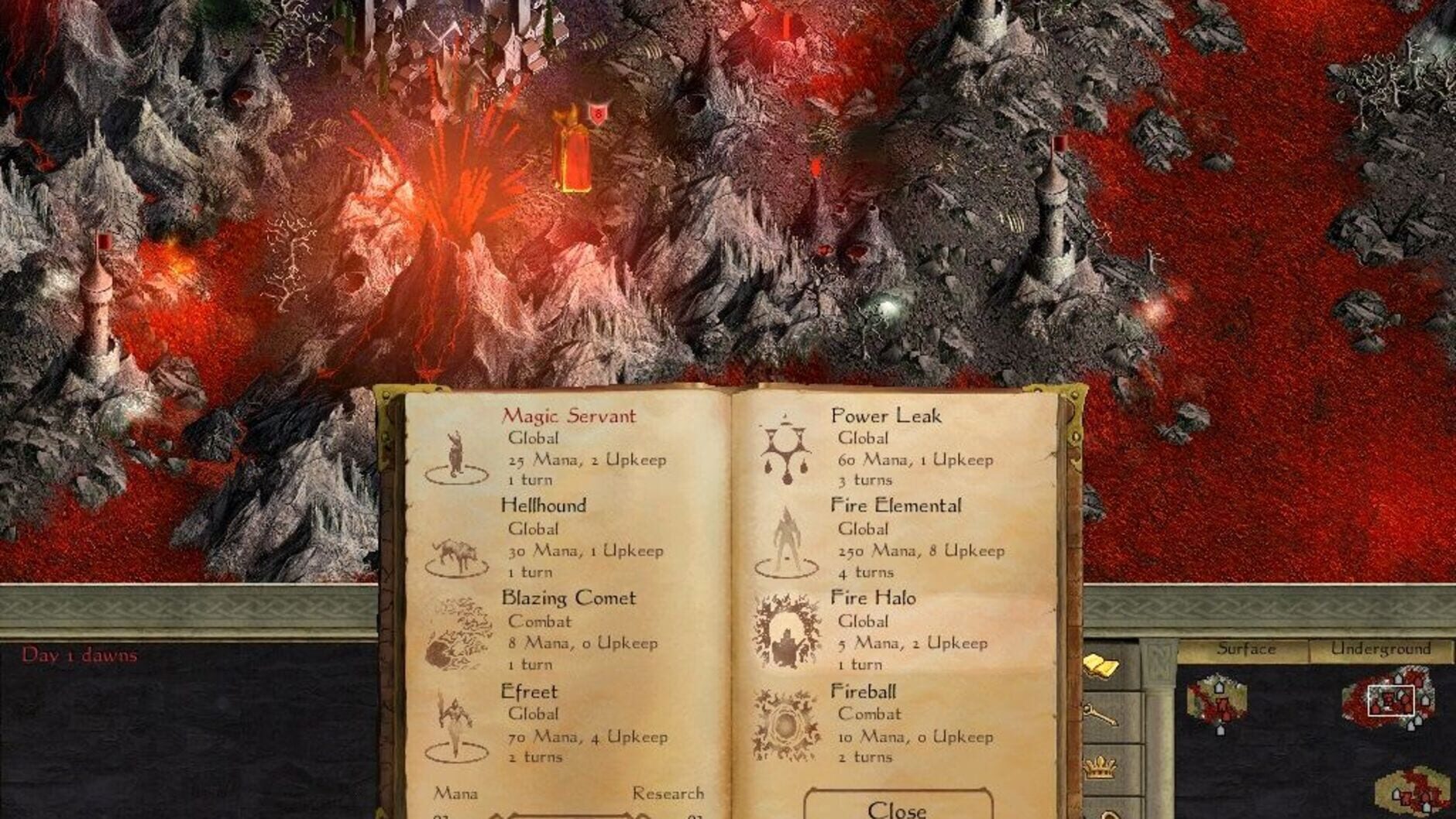 Screenshot for Age of Wonders II: The Wizard's Throne