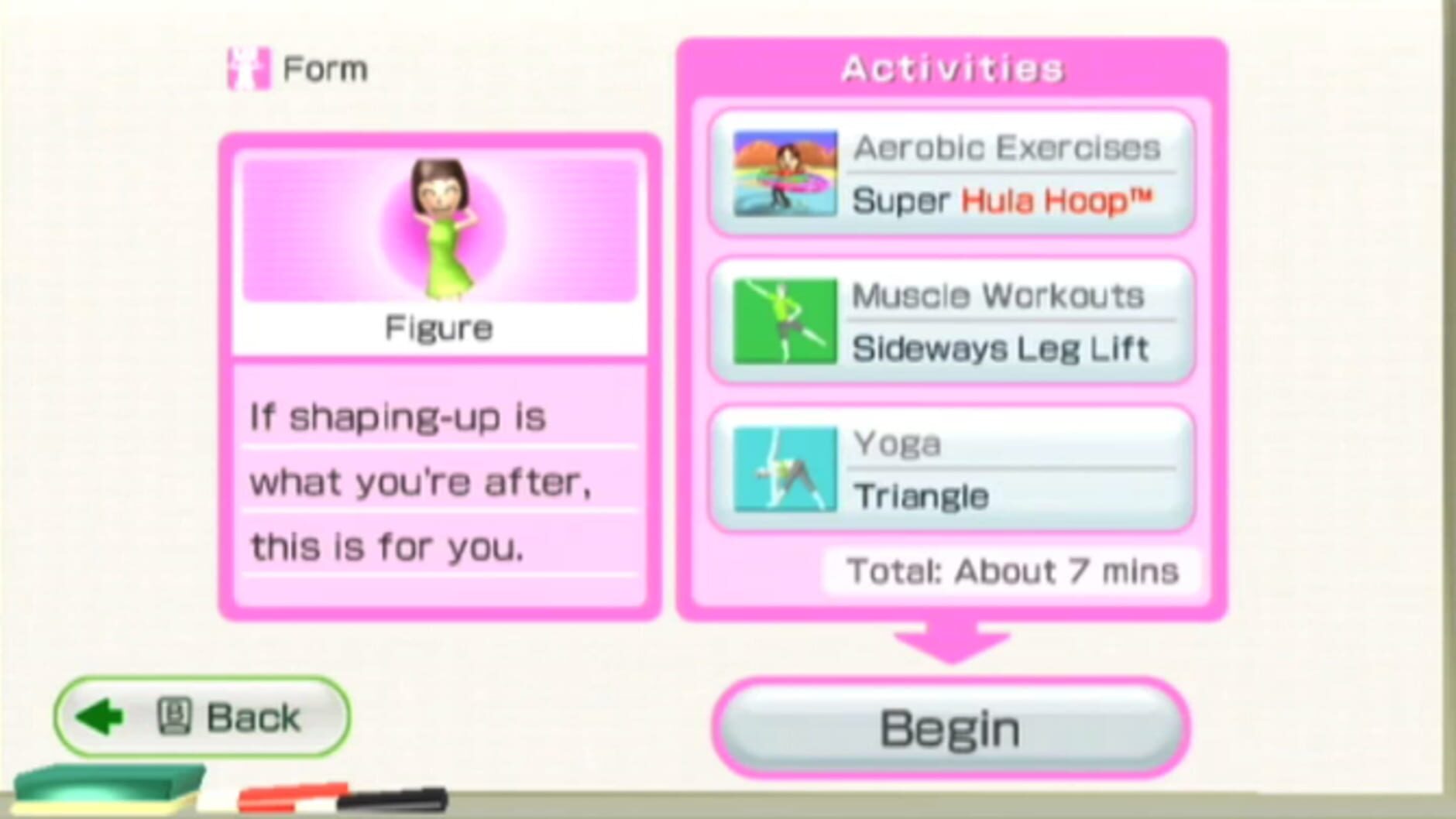 Screenshot for Wii Fit Plus