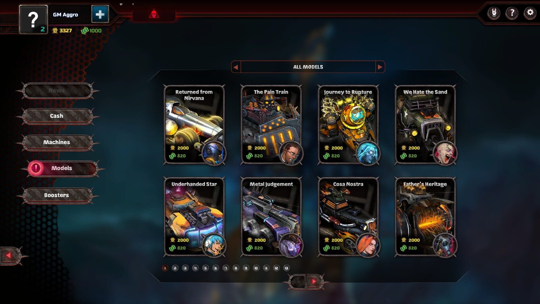 Screenshot for Heavy Metal Machines