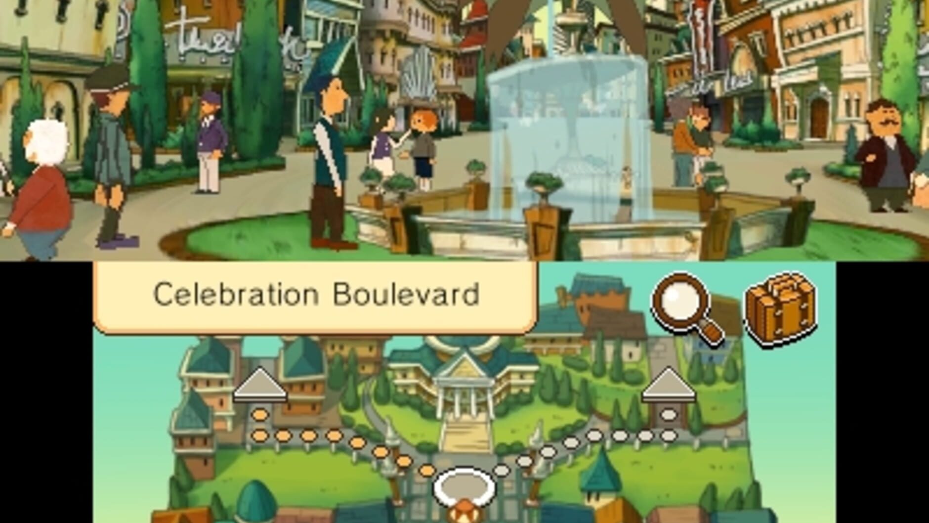 Screenshot for Professor Layton and the Miracle Mask