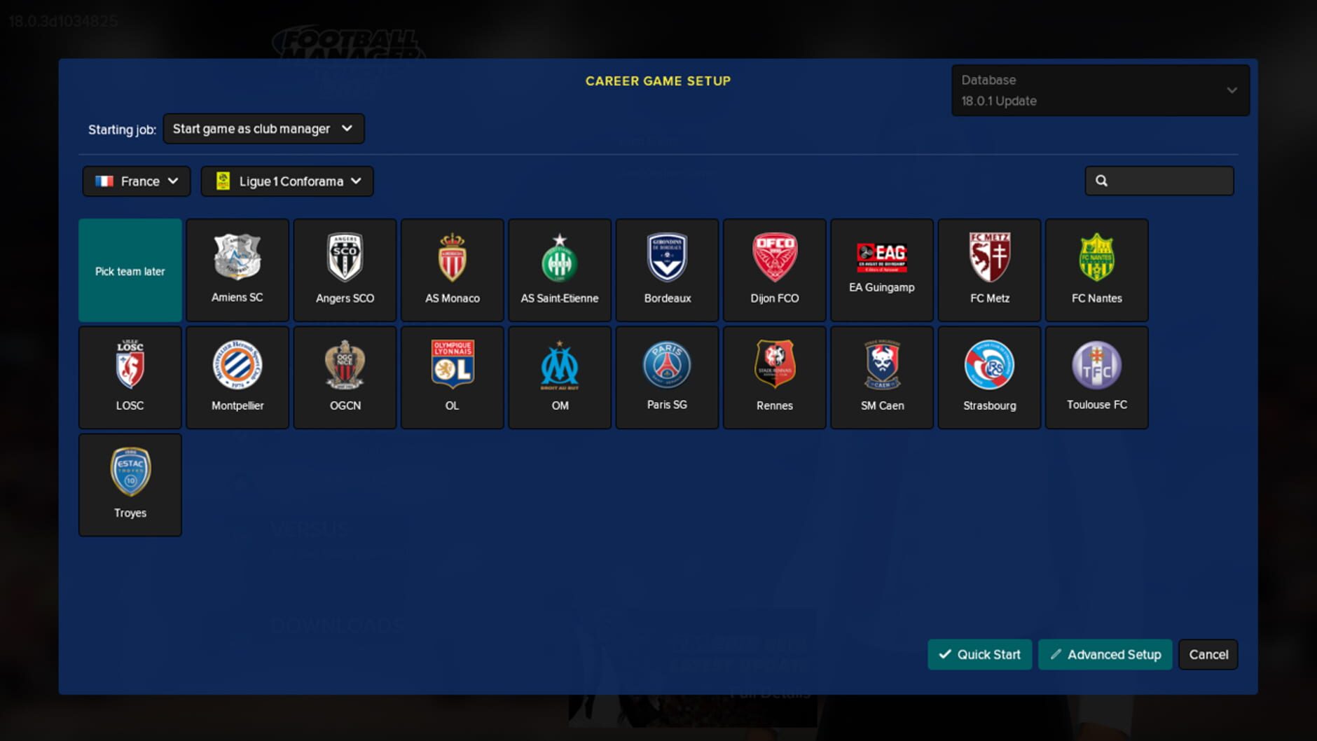 Screenshot for Football Manager 2018 Touch