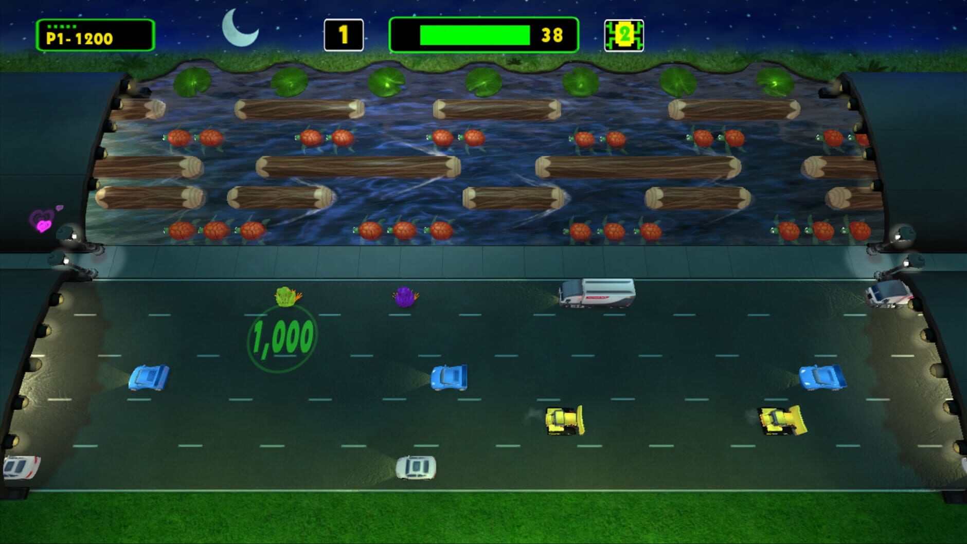 Screenshot for Frogger: Hyper Arcade Edition