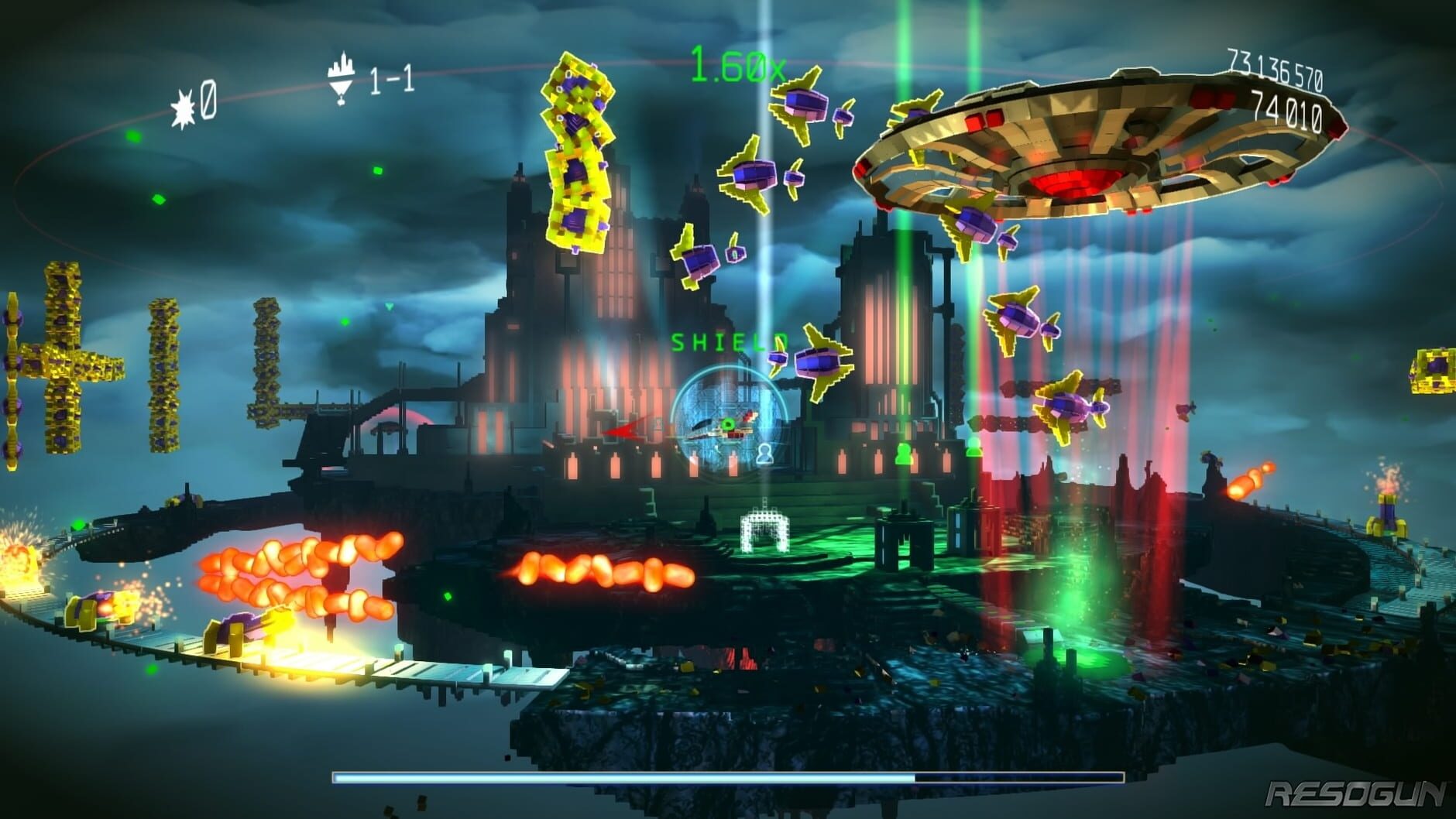 Screenshot for Resogun: Defenders