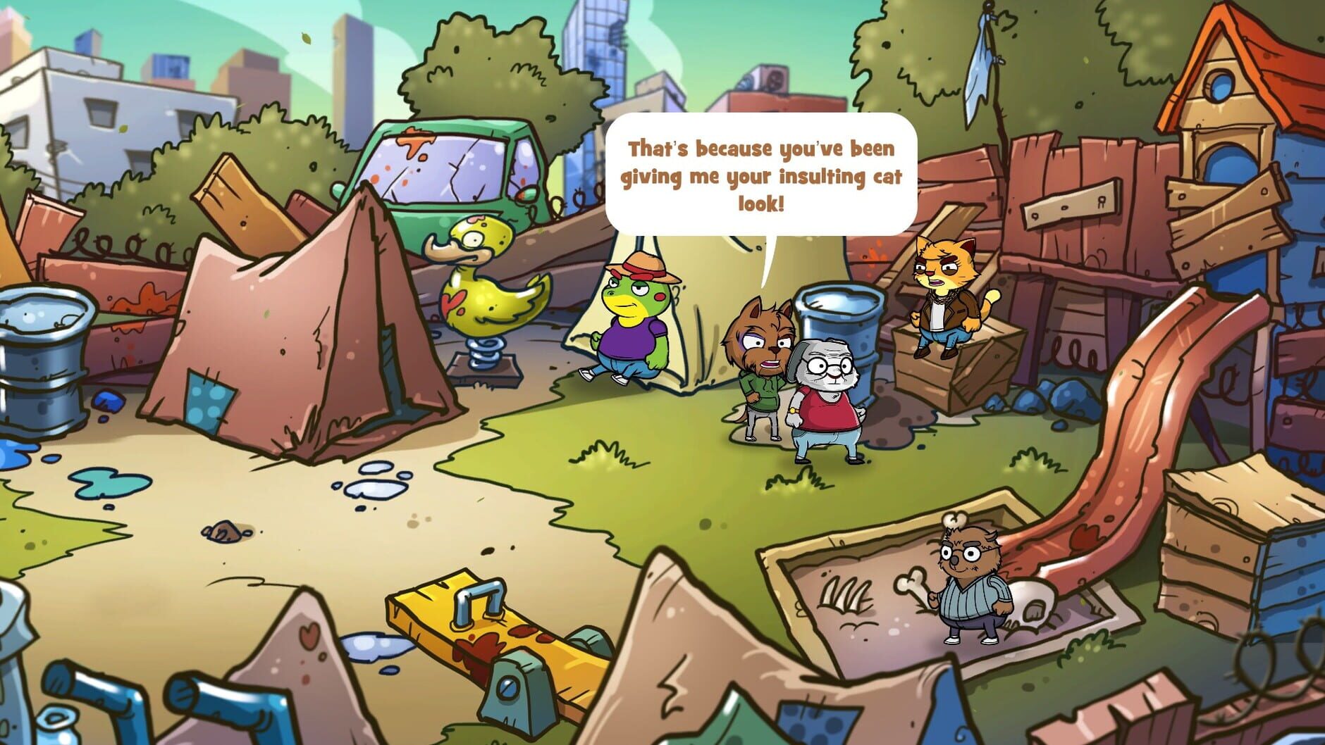 Screenshot for Scheming Through The Zombie Apocalypse: The Beginning