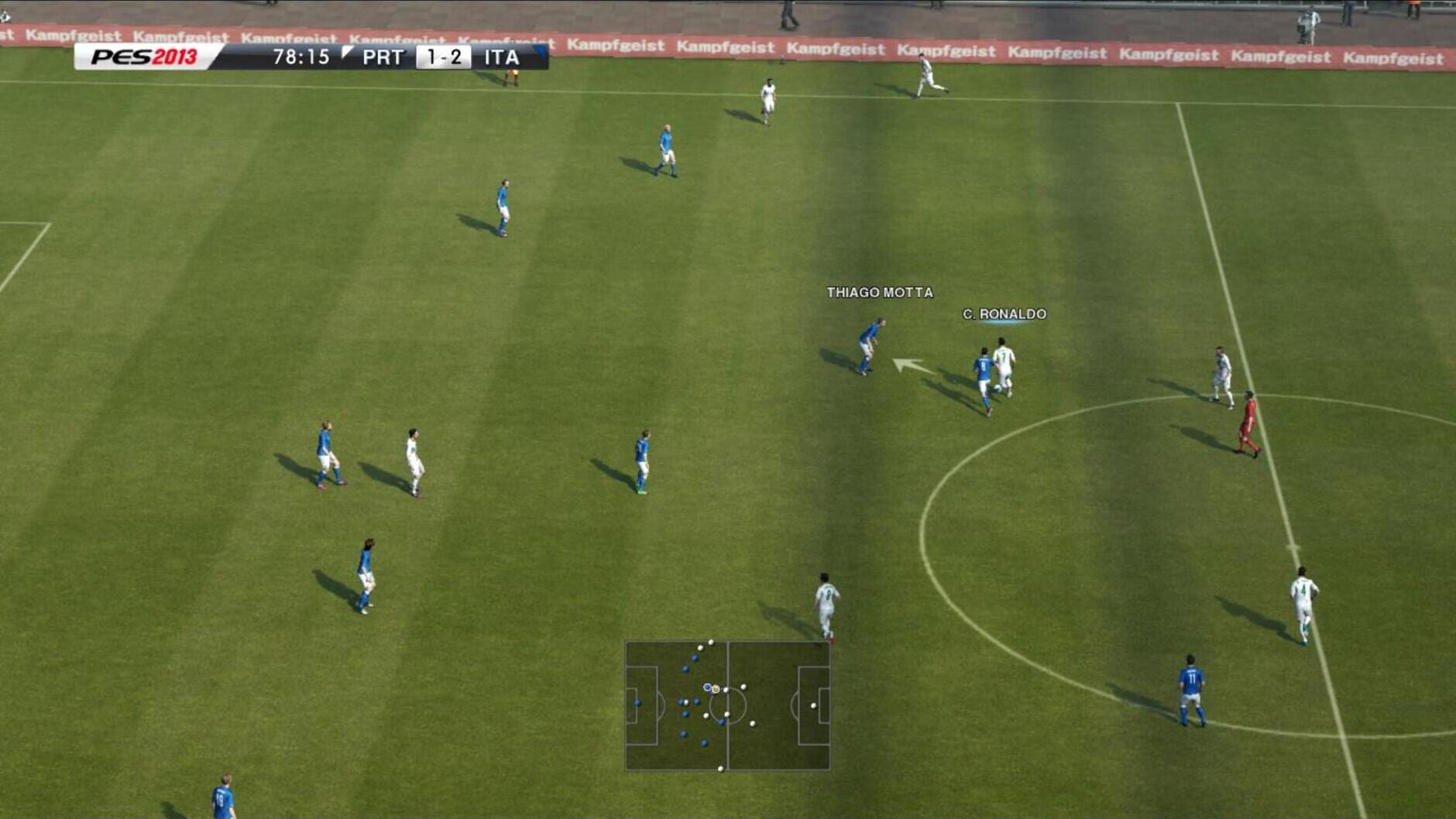 Screenshot for Pro Evolution Soccer 2013