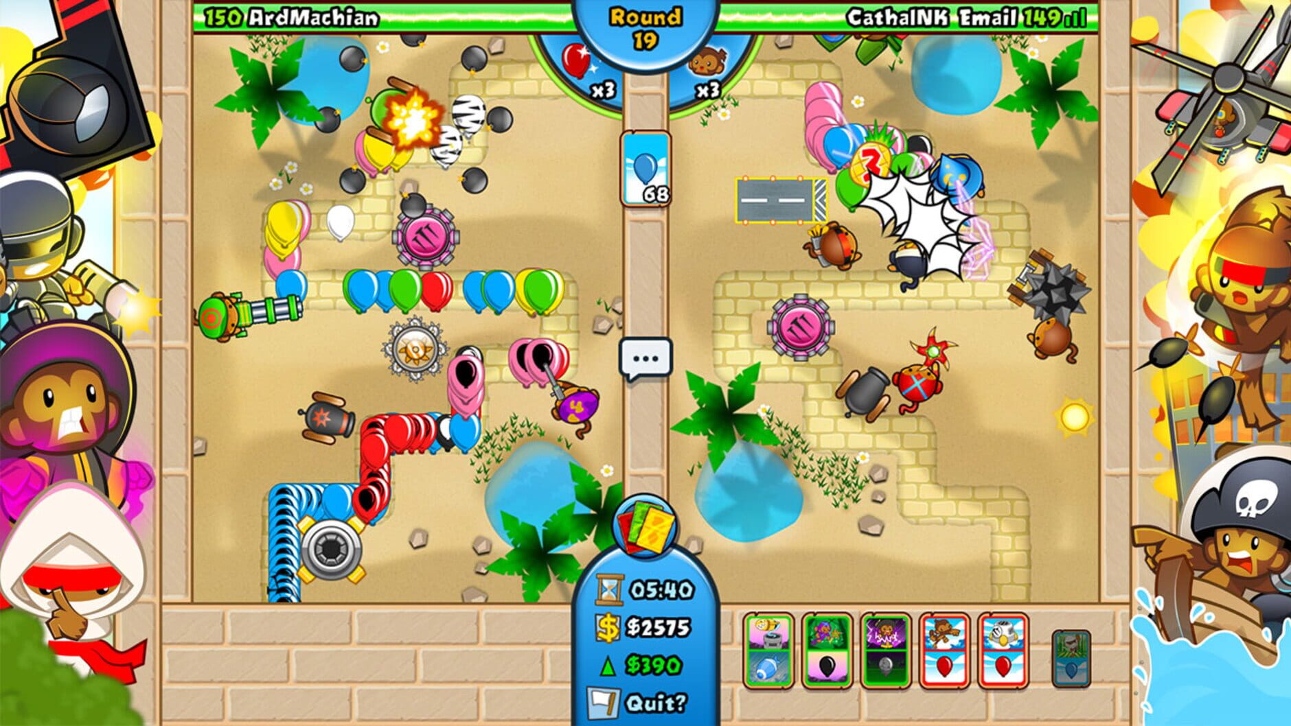 Screenshot for Bloons TD Battles