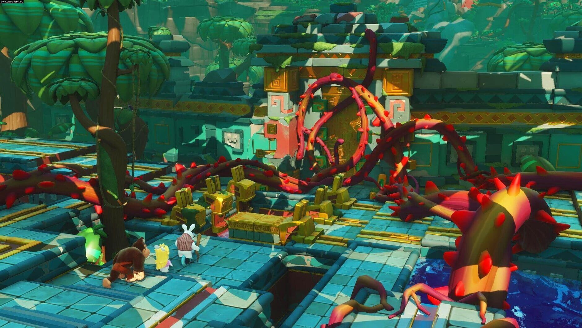 Screenshot for Mario + Rabbids Kingdom Battle: Donkey Kong Adventure