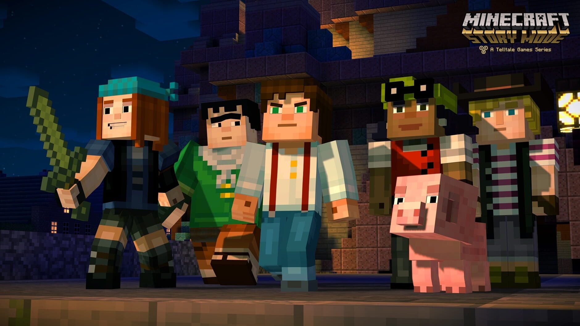 Screenshot for Minecraft: Story Mode - Episode 4: A Block and a Hard Place