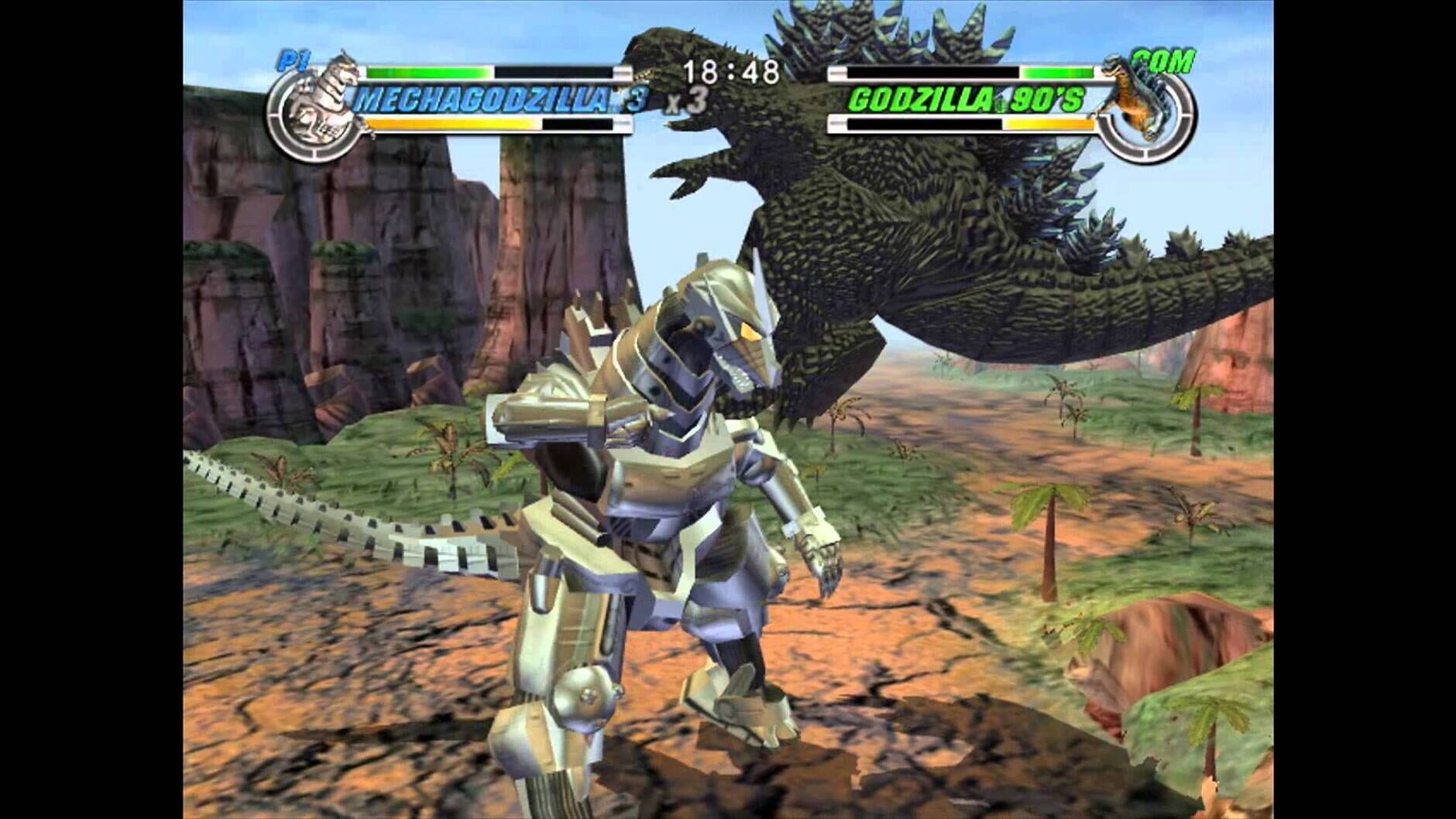 Screenshot for Godzilla: Destroy All Monsters Melee