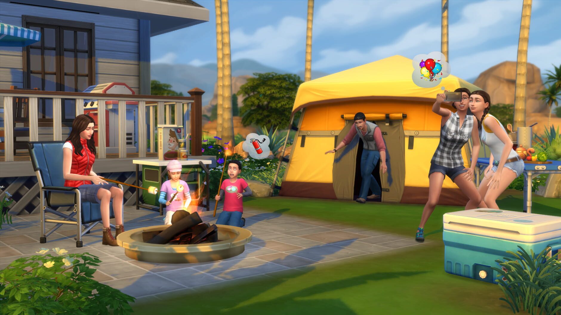 Screenshot for The Sims 4: Outdoor Retreat