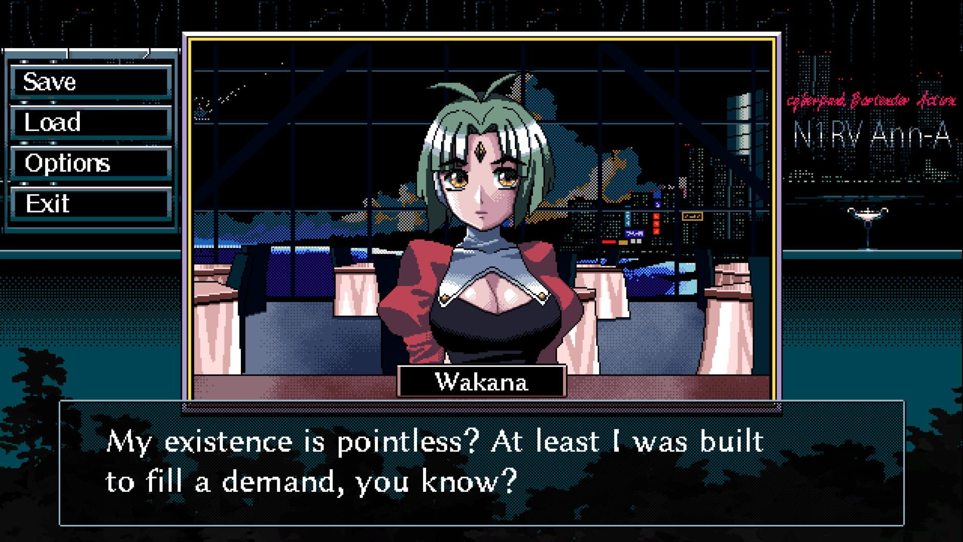 Screenshot for N1RV Ann-A: Cyberpunk Bartender Action