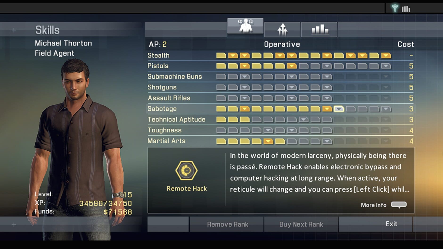 Screenshot for Alpha Protocol