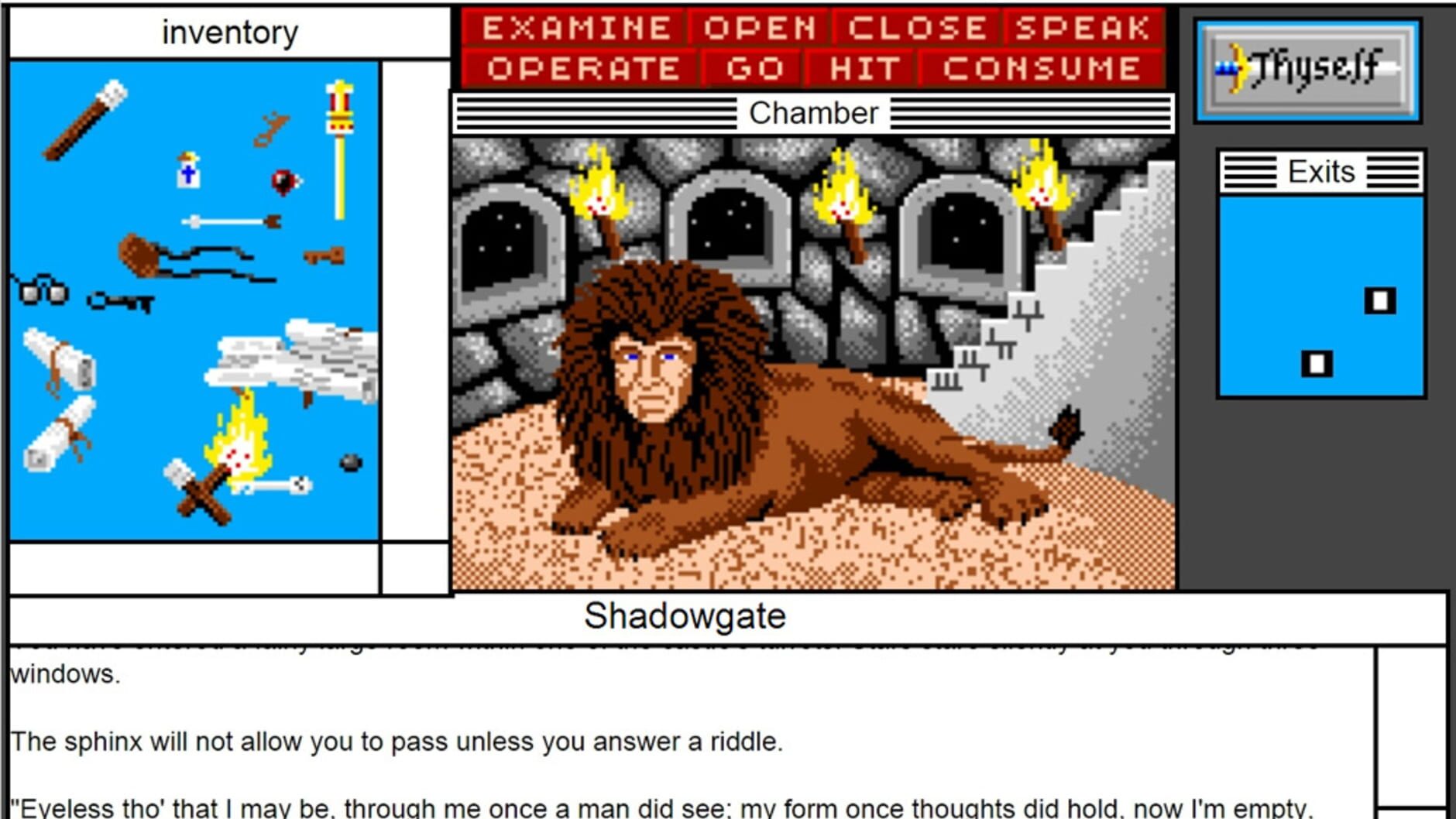 Screenshot for Shadowgate: MacVenture Series