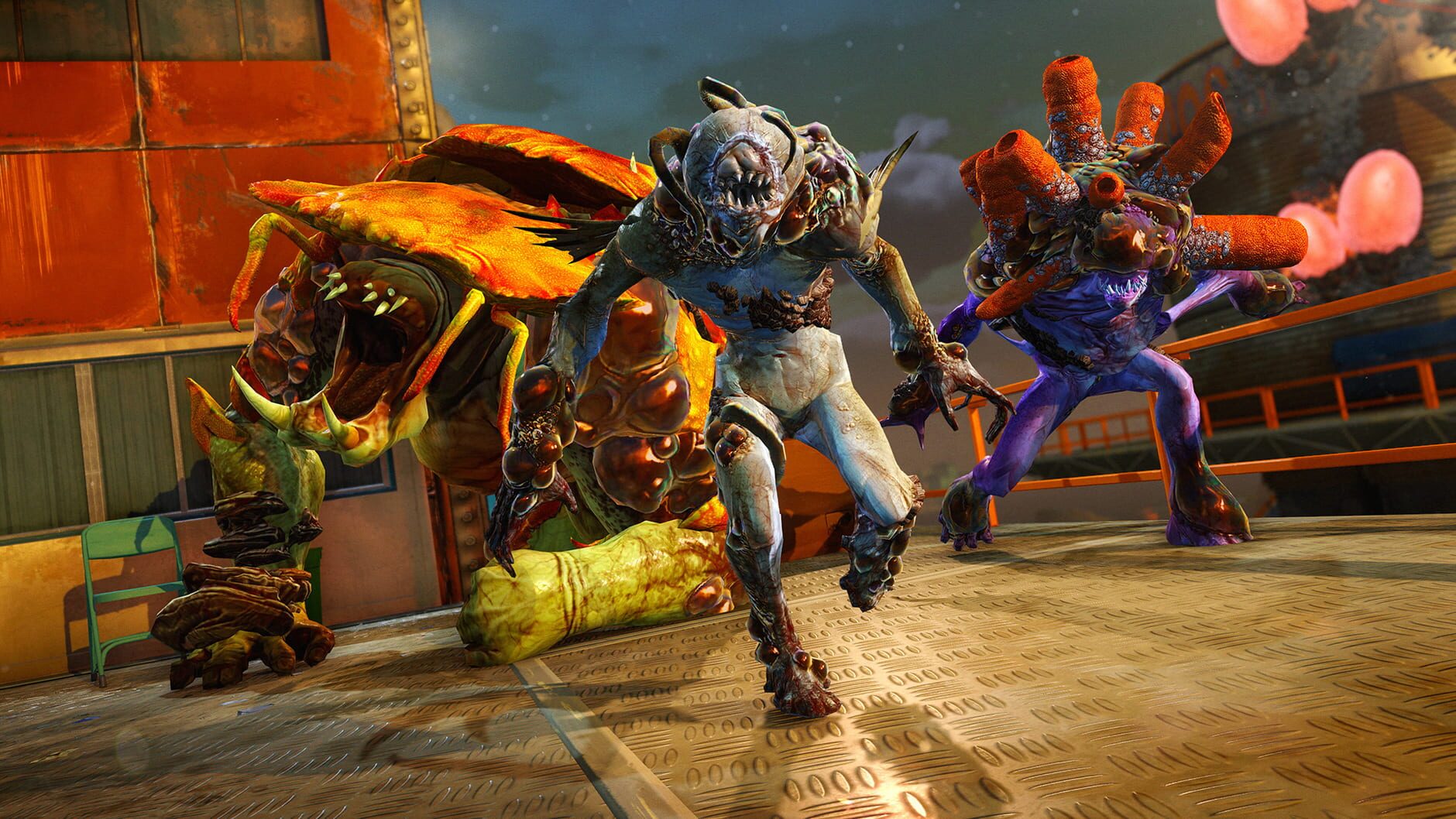 Screenshot for Sunset Overdrive: Mystery of the Mooil Rig