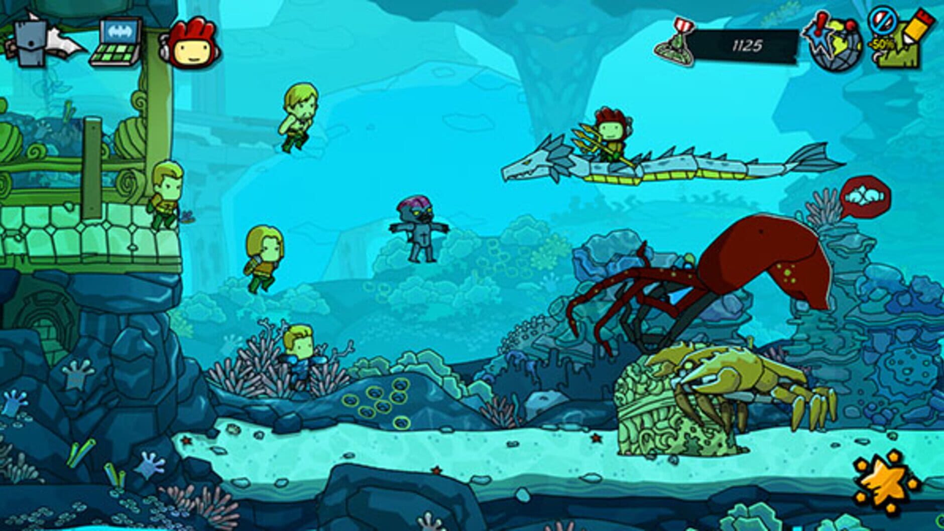 Screenshot for Scribblenauts Unmasked: A DC Comics Adventure