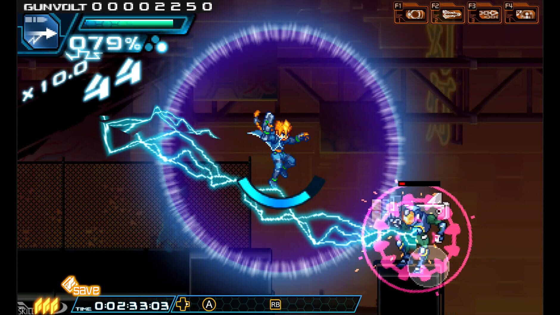 Screenshot for Azure Striker Gunvolt