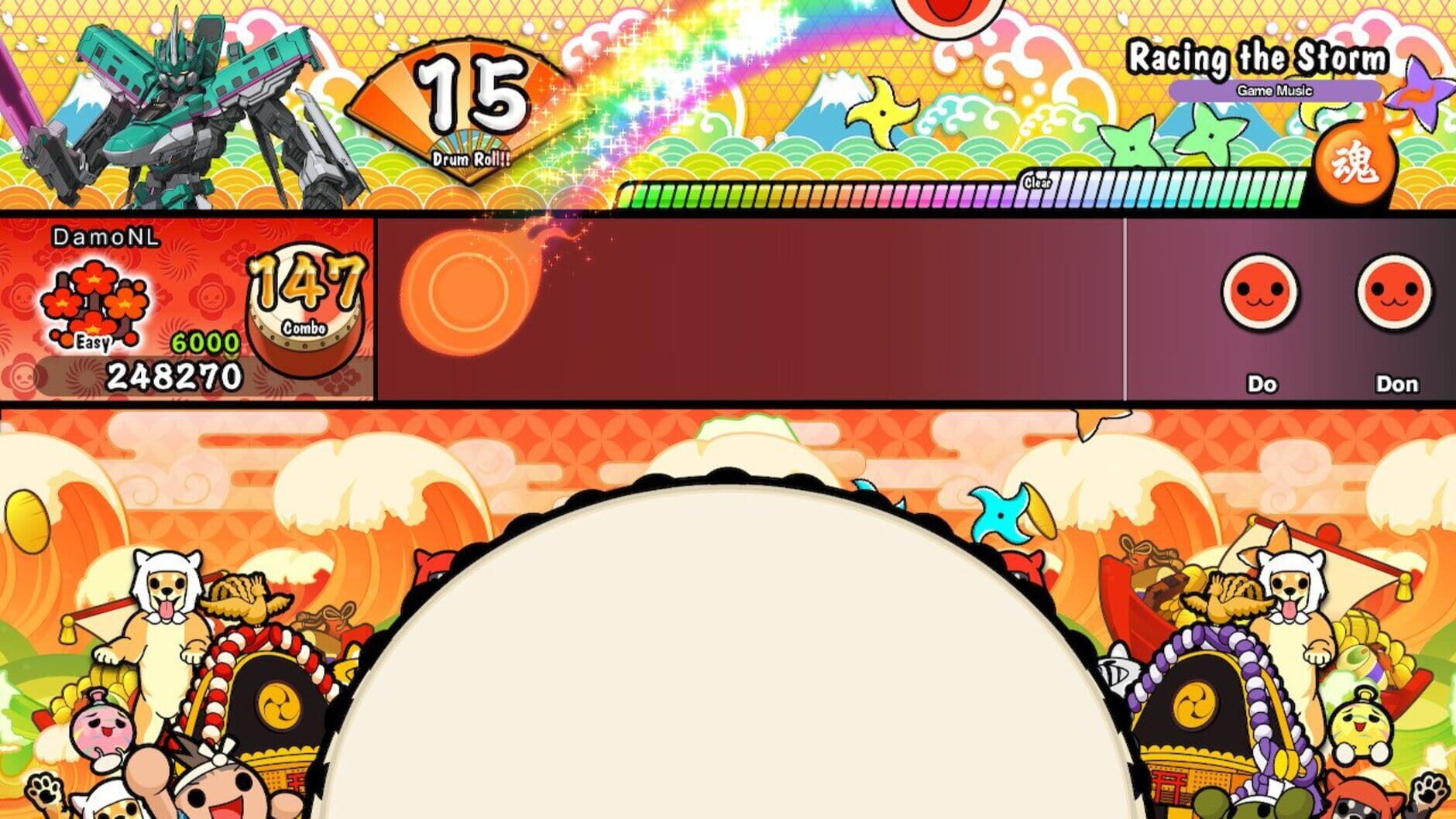 Screenshot for Taiko no Tatsujin: Drum 'n' Fun!