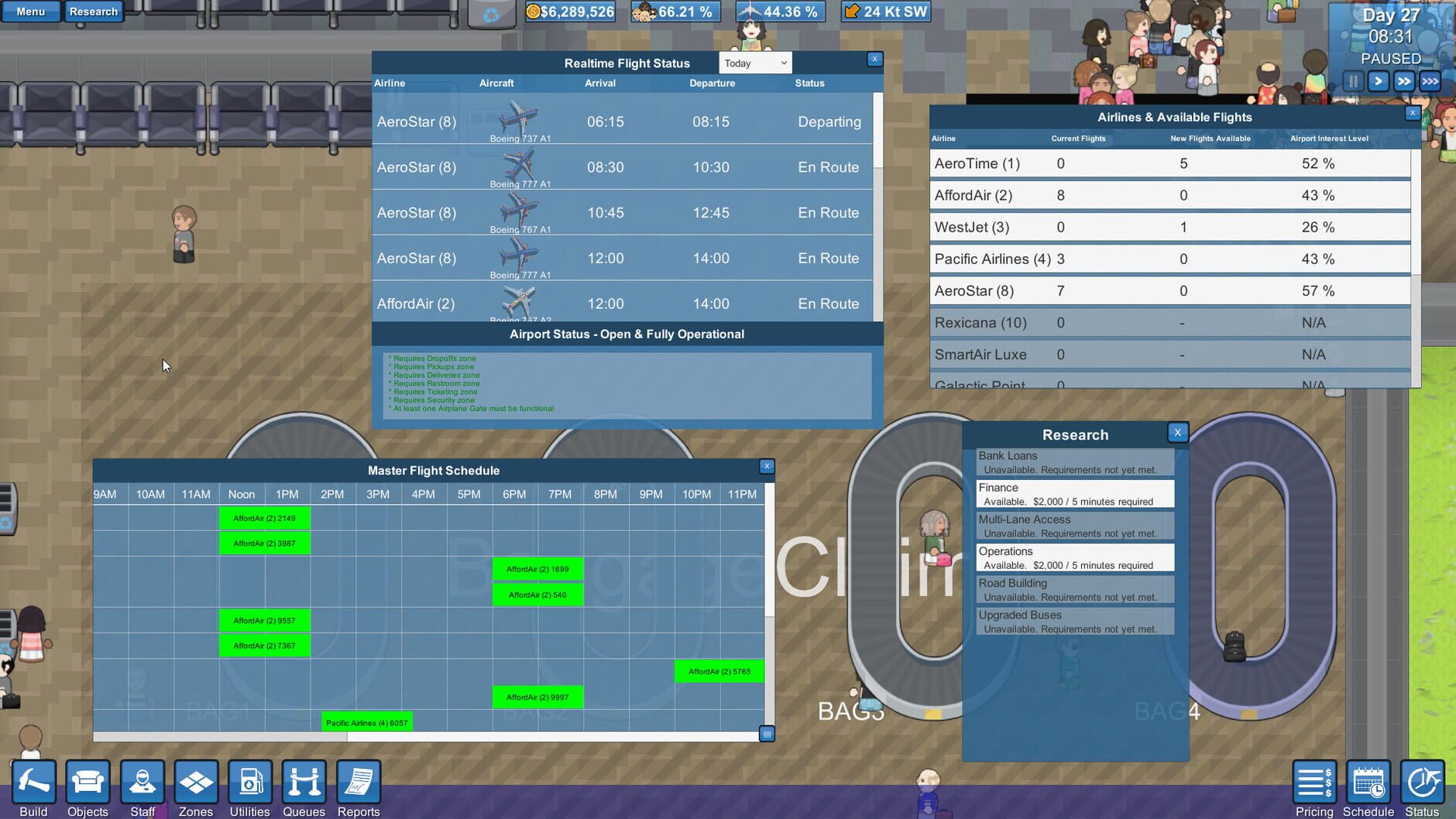 Screenshot for SimAirport