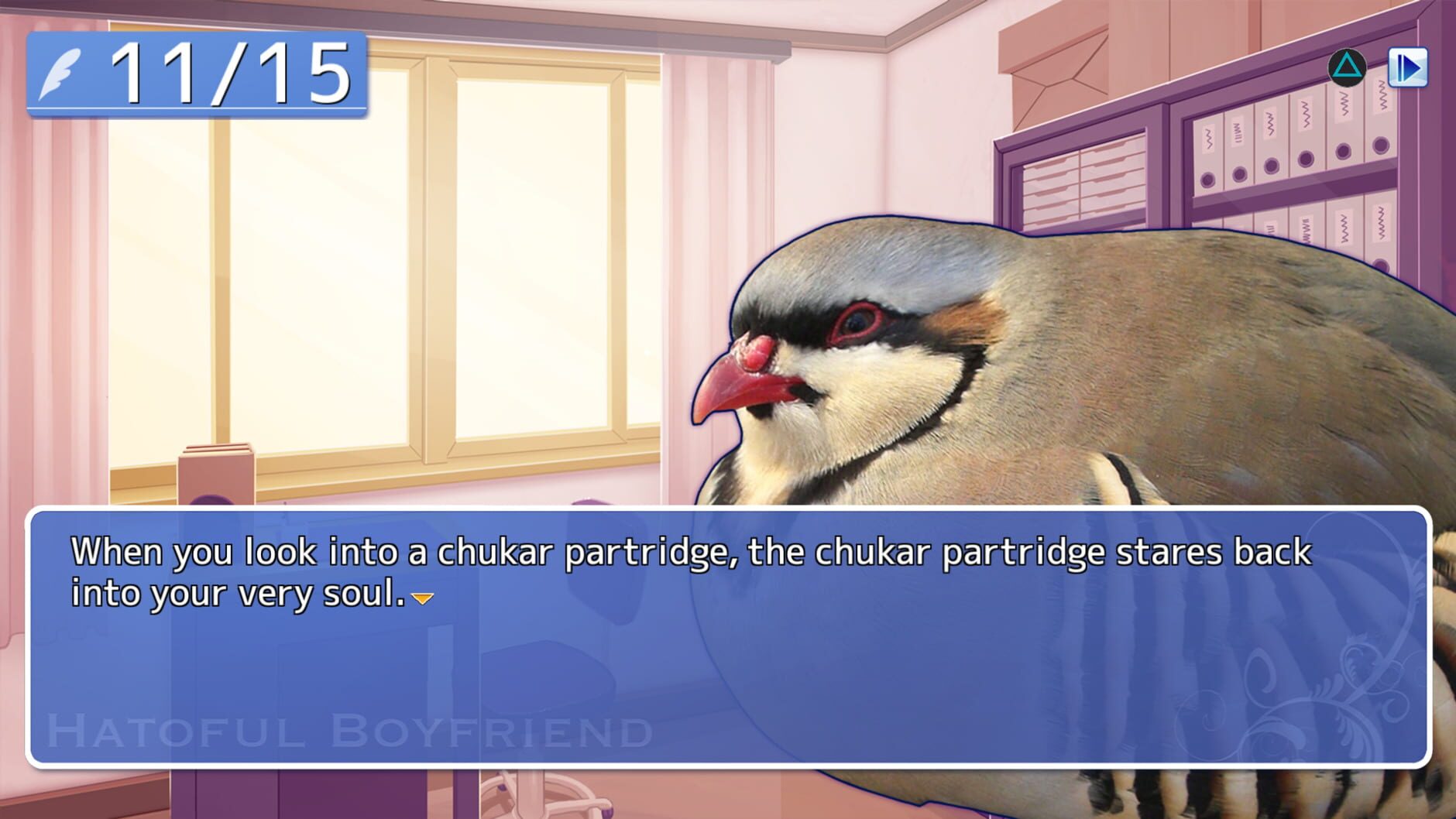 Screenshot for Hatoful Boyfriend