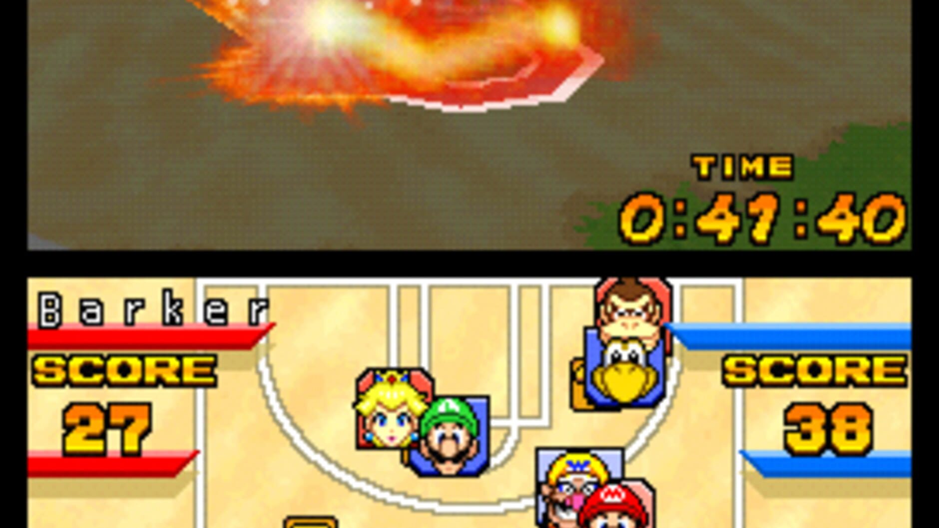 Screenshot for Mario Hoops 3-on-3