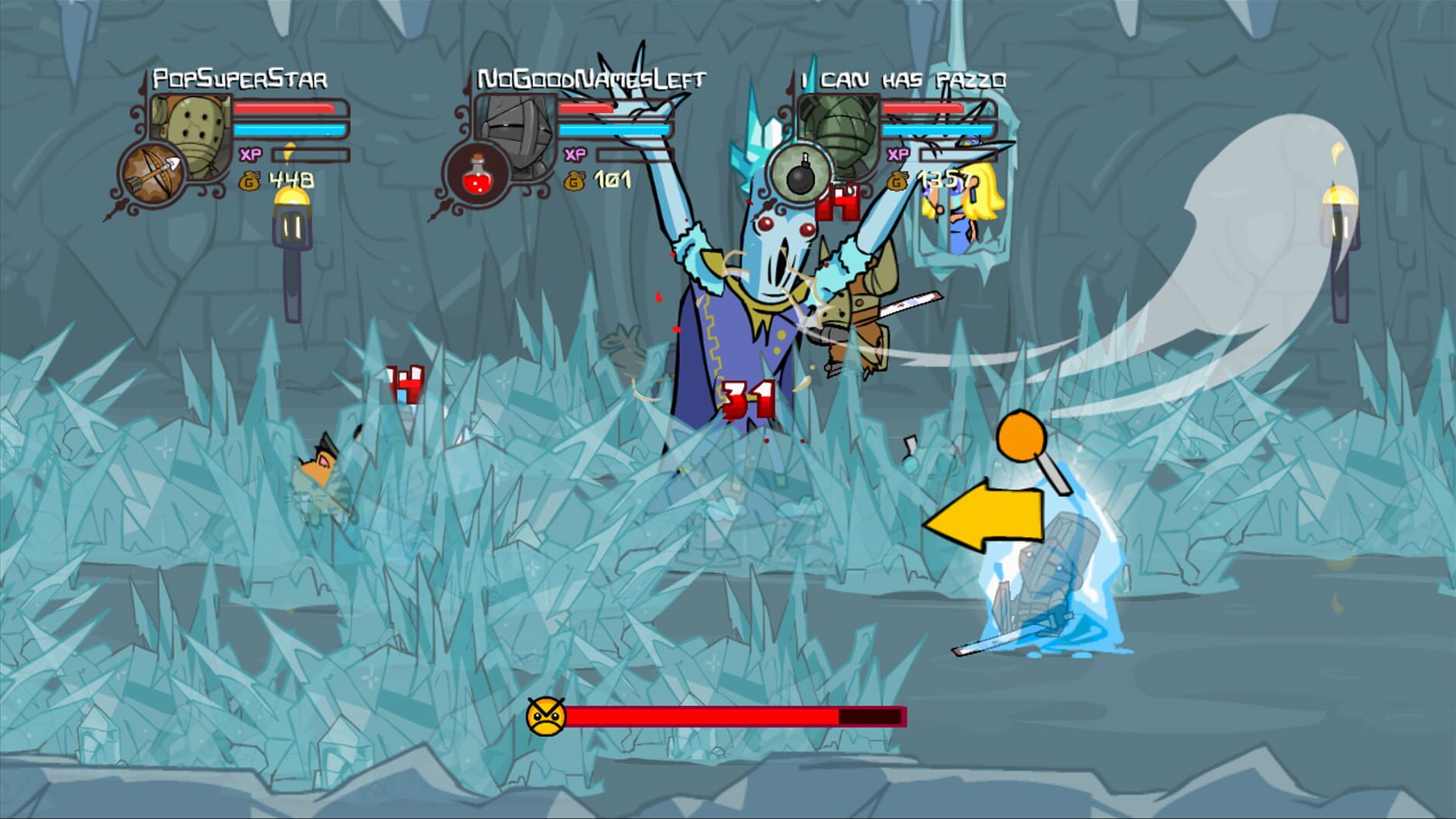 Screenshot for Castle Crashers