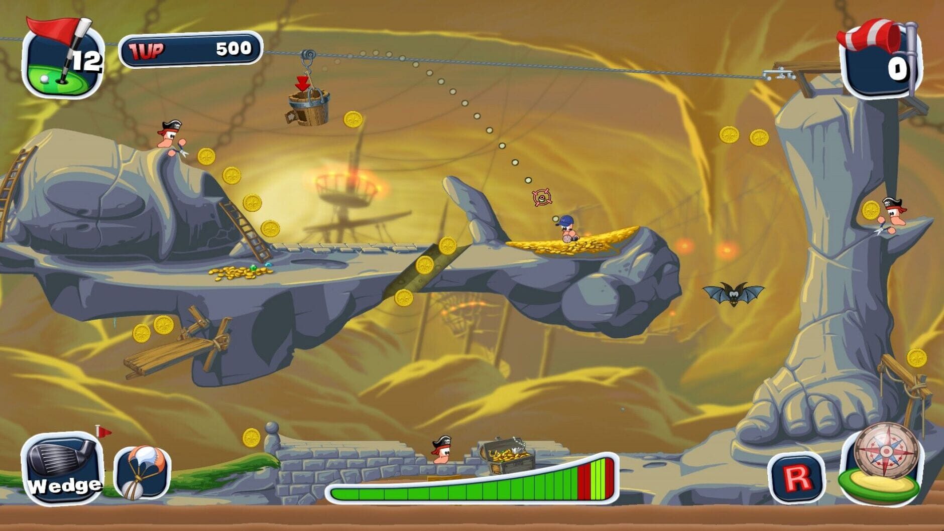 Screenshot for Worms Crazy Golf